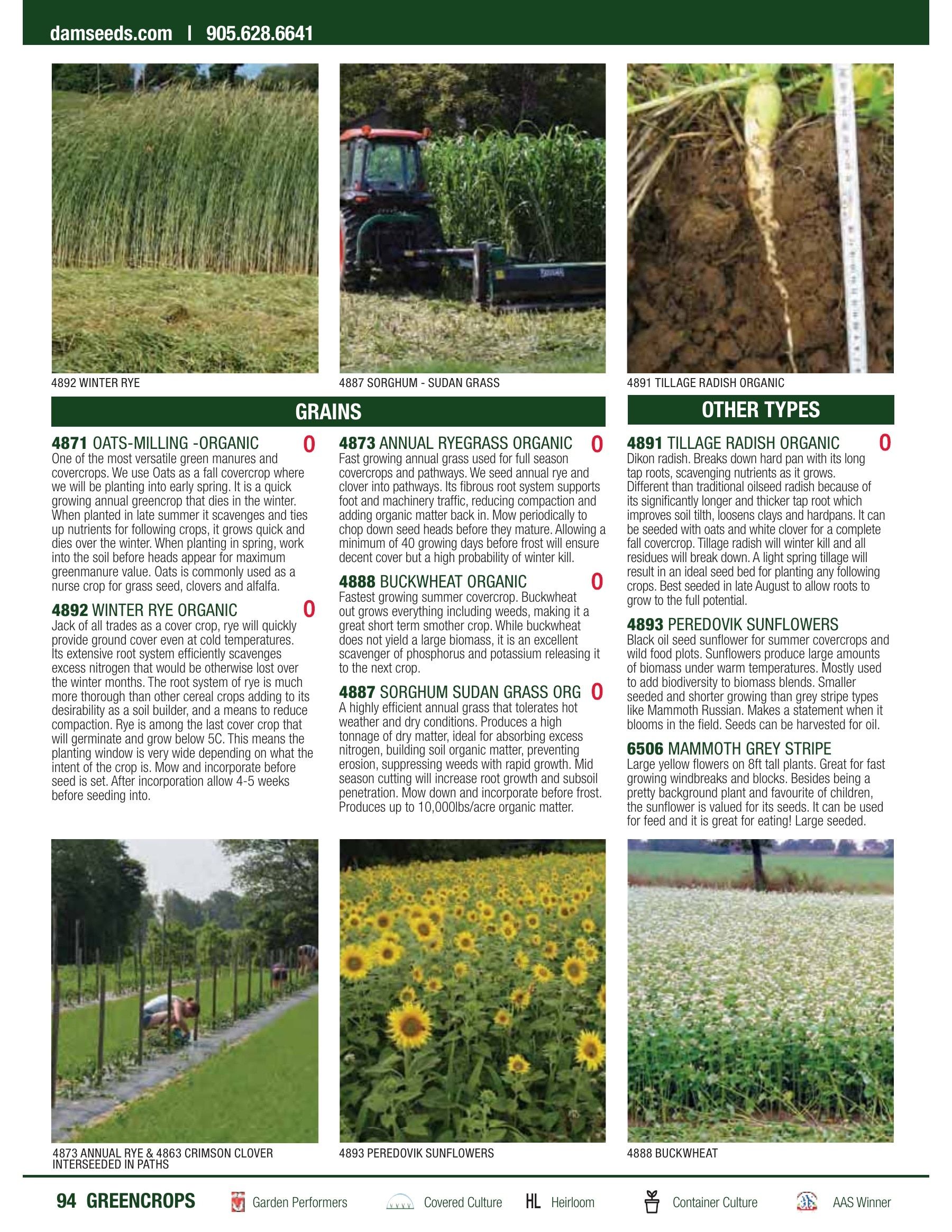 William Dam Seeds Annual Catalog Flyer January 1 - October 31, 2026