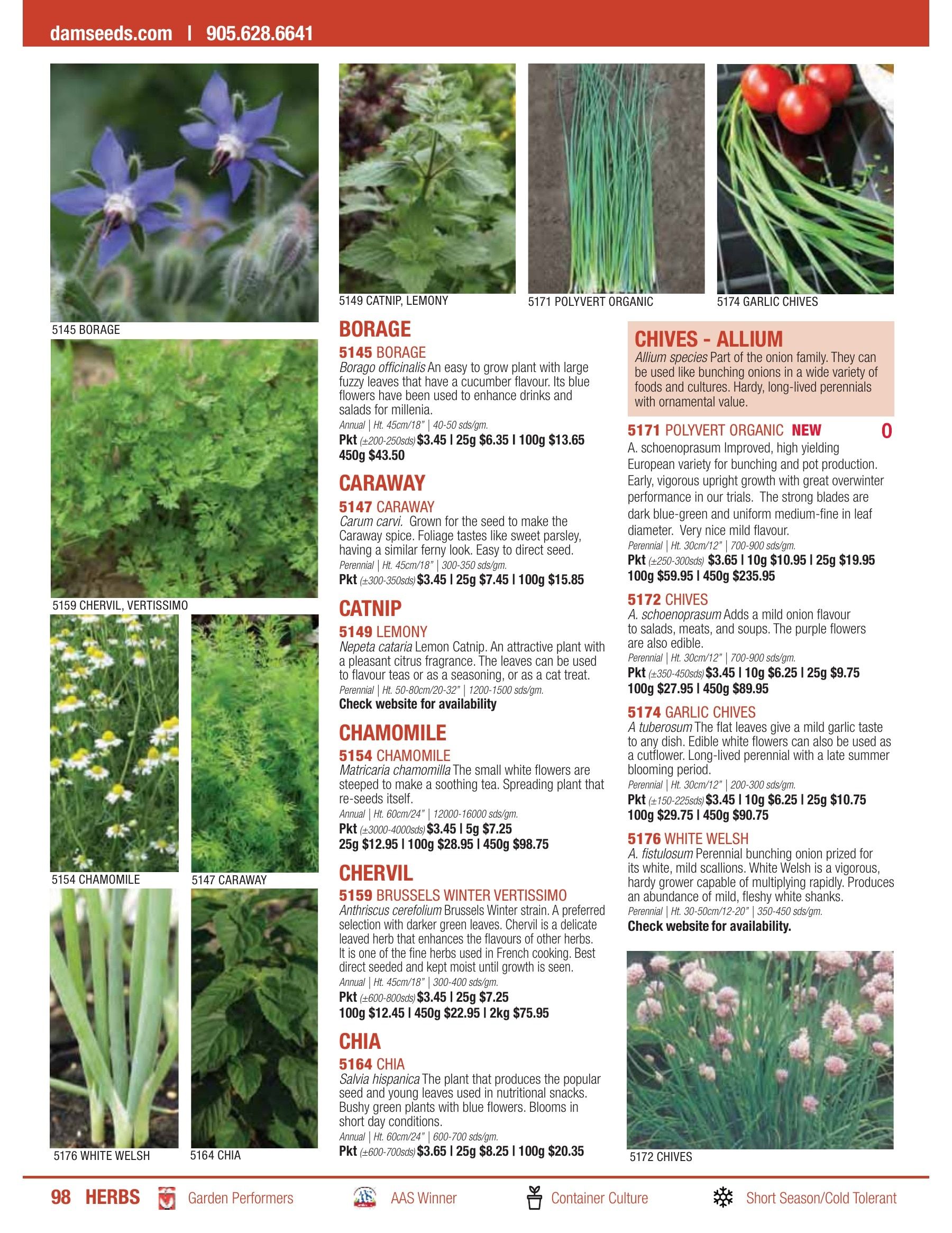 William Dam Seeds Annual Catalog Flyer January 1 - October 31, 2026