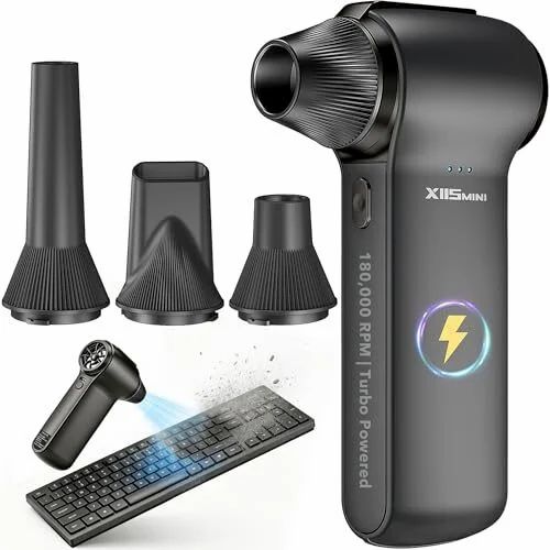 Amazon.ca: Compressed Air Duster, 180000RPM Rechargeable Cordless Electric Blower
