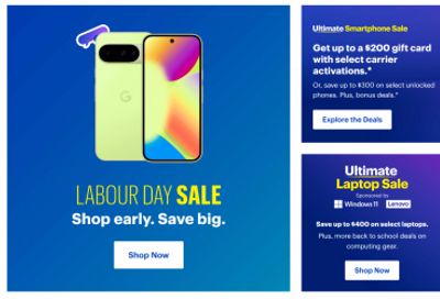 Best Buy Canada Labour Day Sale + Ultimate Laptop Sale + More