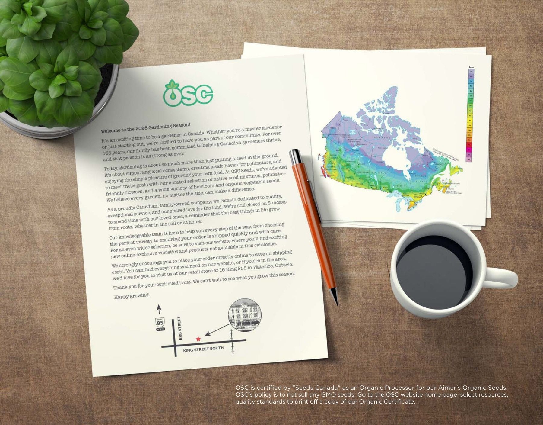 OSC Seeds Annual Catalog Flyer January 1 - December 31, 2026