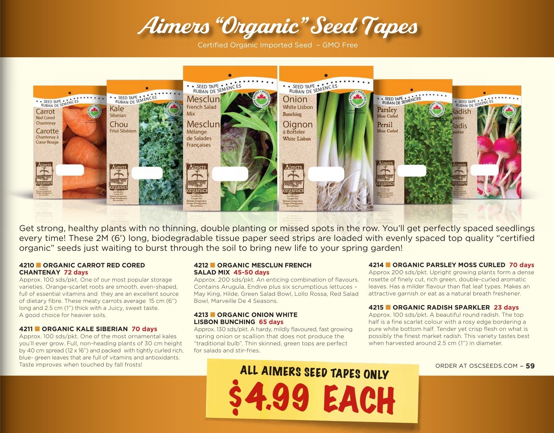 OSC Seeds Annual Catalog Flyer January 1 - December 31, 2026