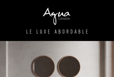 Agua Canada Annual Product Catalog Flyer January 1 - December 31, 2026