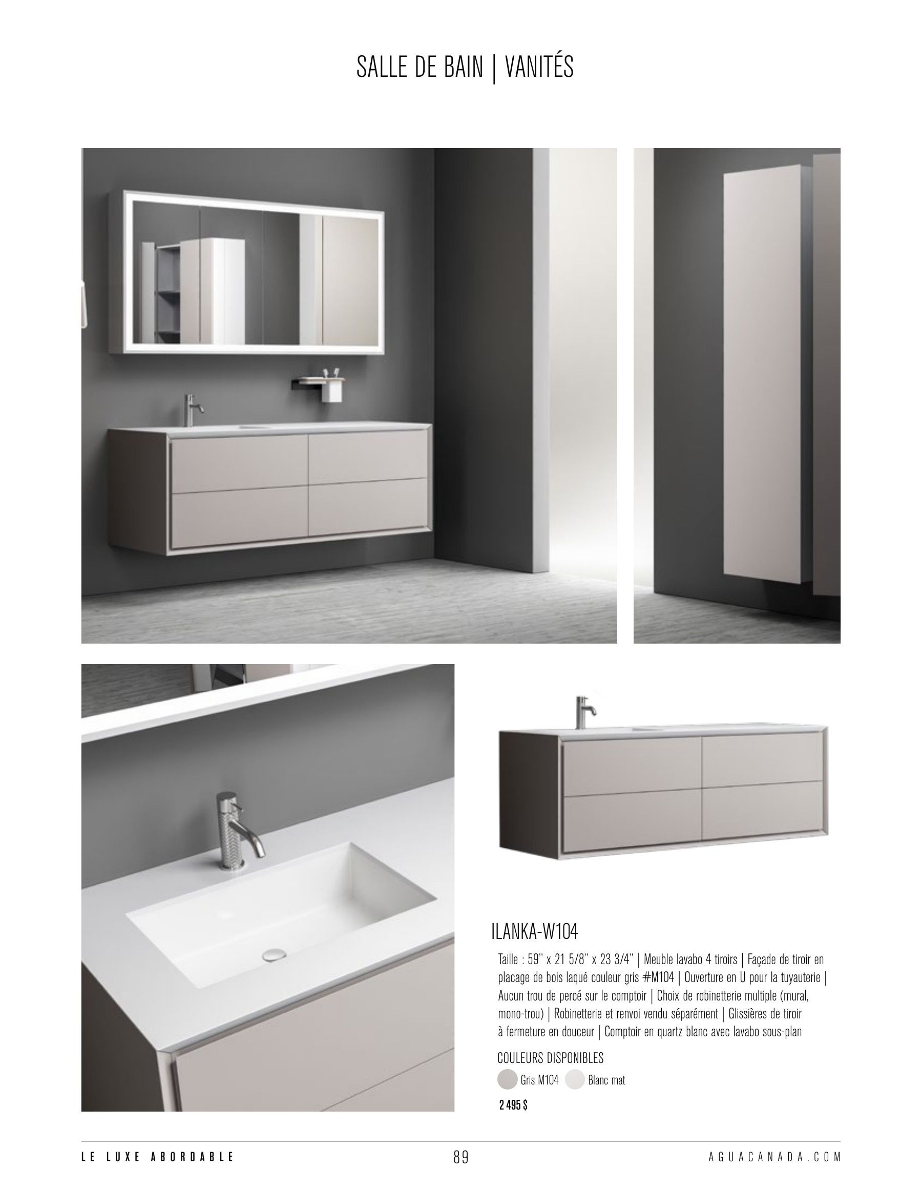 Agua Canada Annual Product Catalog Flyer January 1 - December 31, 2026