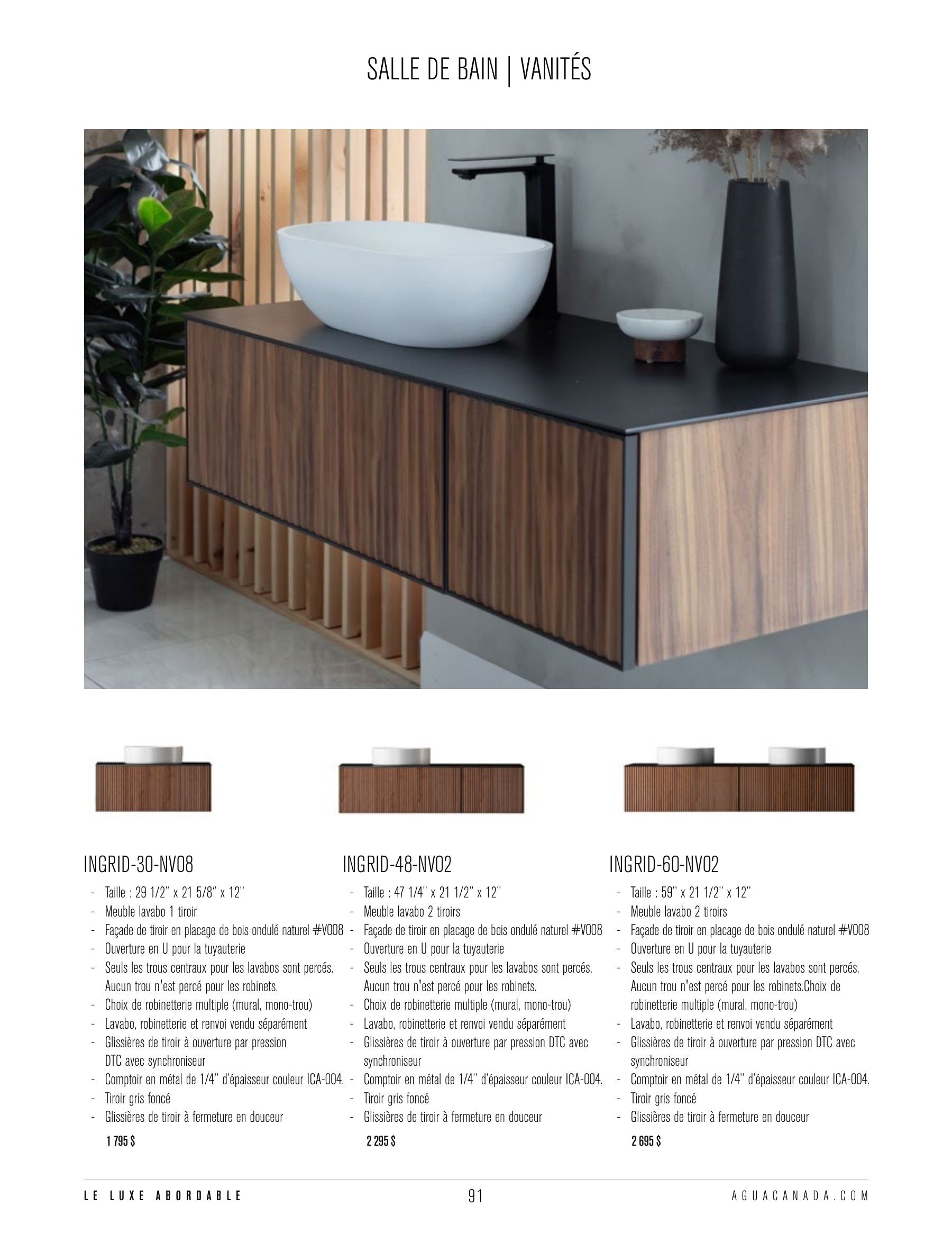 Agua Canada Annual Product Catalog Flyer January 1 - December 31, 2026