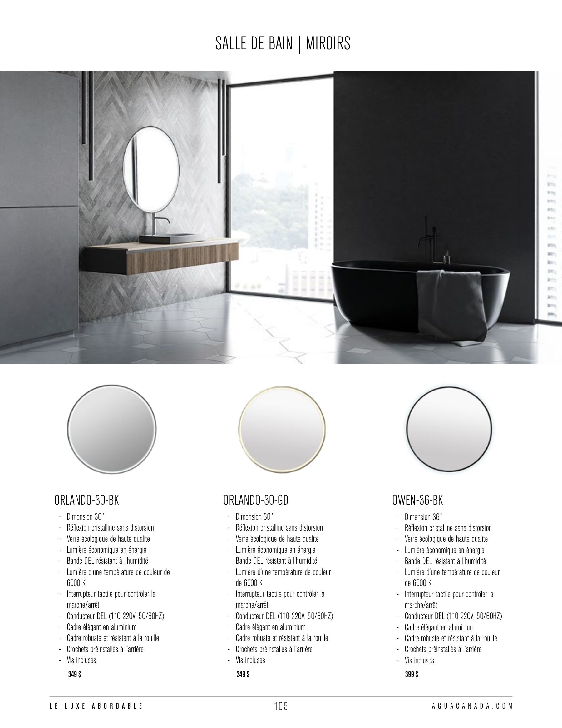 Agua Canada Annual Product Catalog Flyer January 1 - December 31, 2026