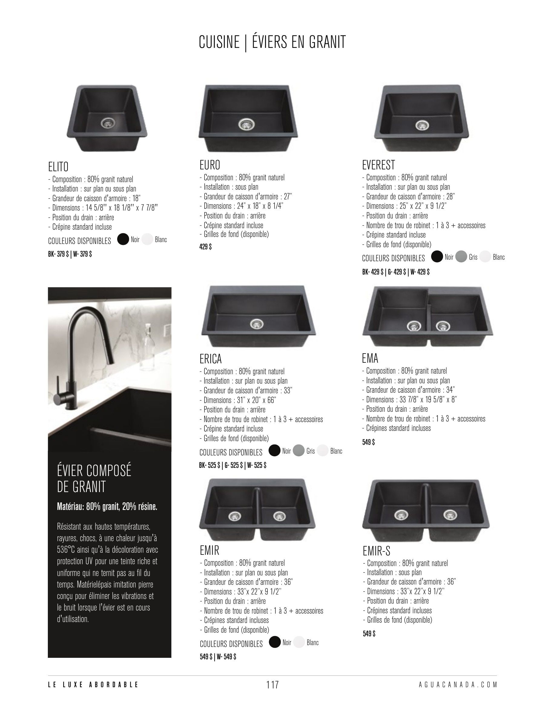 Agua Canada Annual Product Catalog Flyer January 1 - December 31, 2026