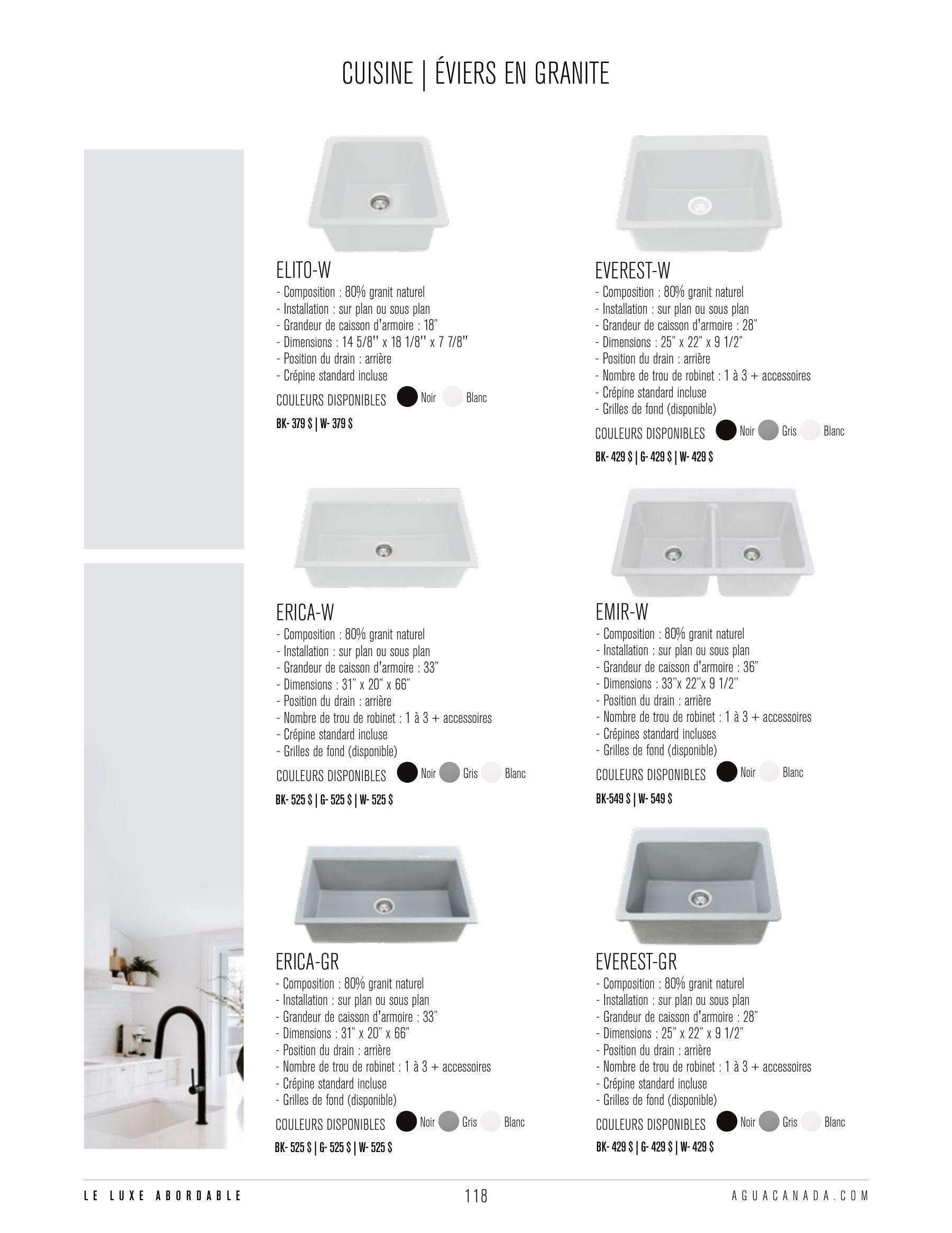 Agua Canada Annual Product Catalog Flyer January 1 - December 31, 2026