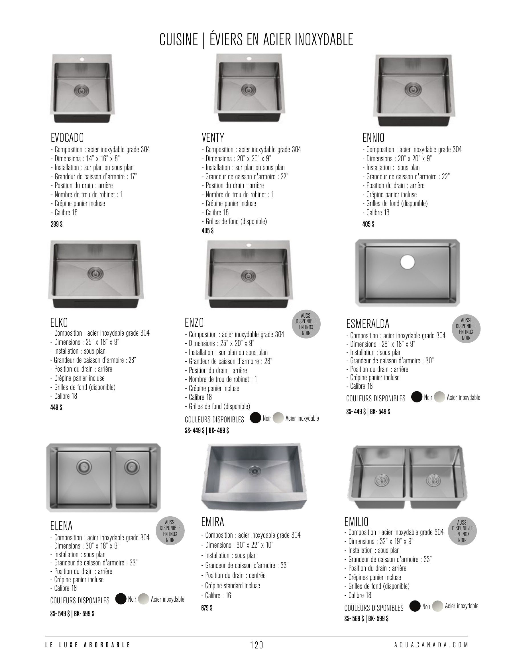 Agua Canada Annual Product Catalog Flyer January 1 - December 31, 2026
