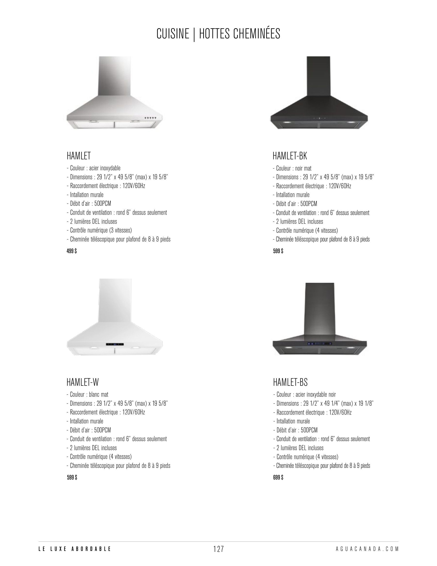 Agua Canada Annual Product Catalog Flyer January 1 - December 31, 2026