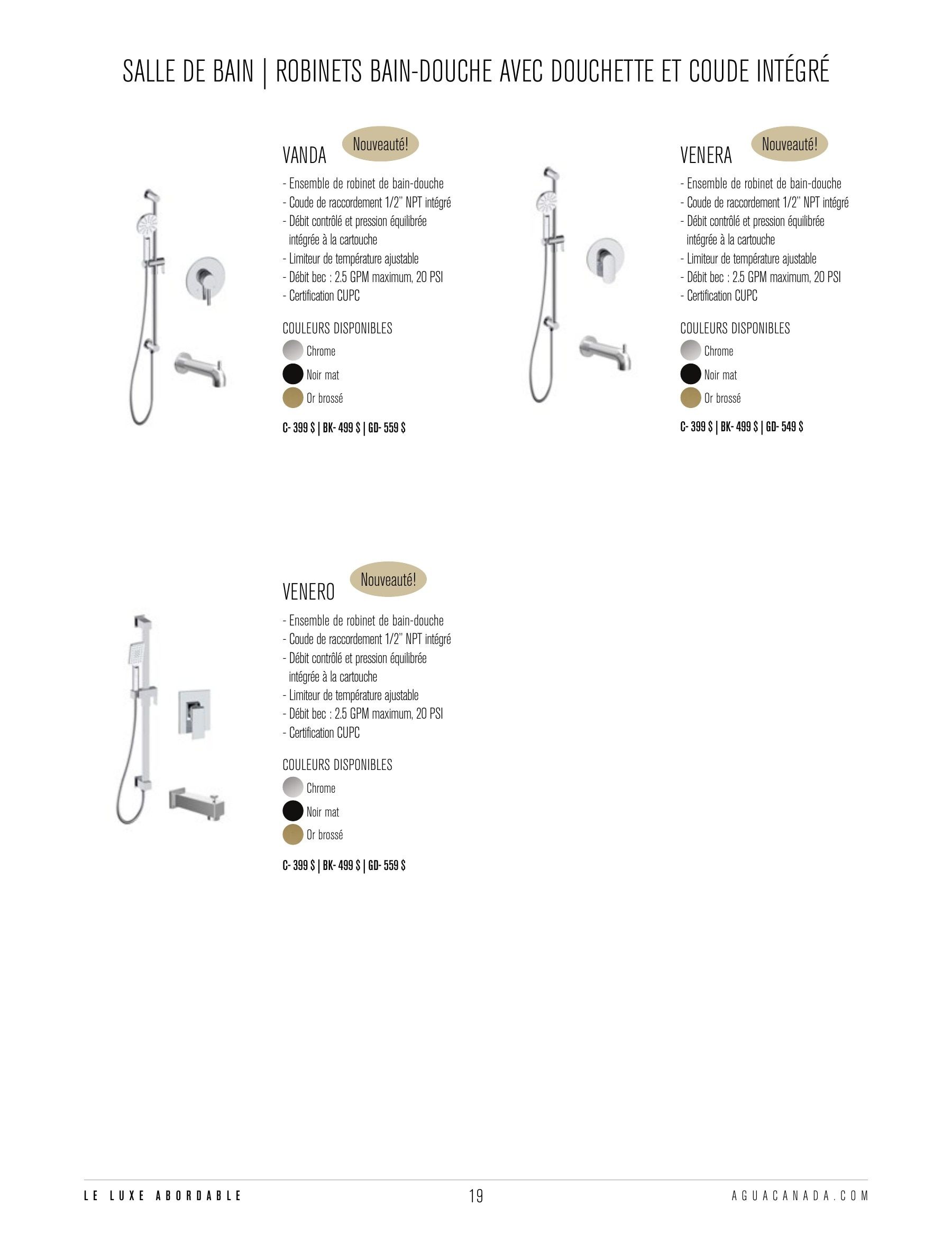 Agua Canada Annual Product Catalog Flyer January 1 - December 31, 2026