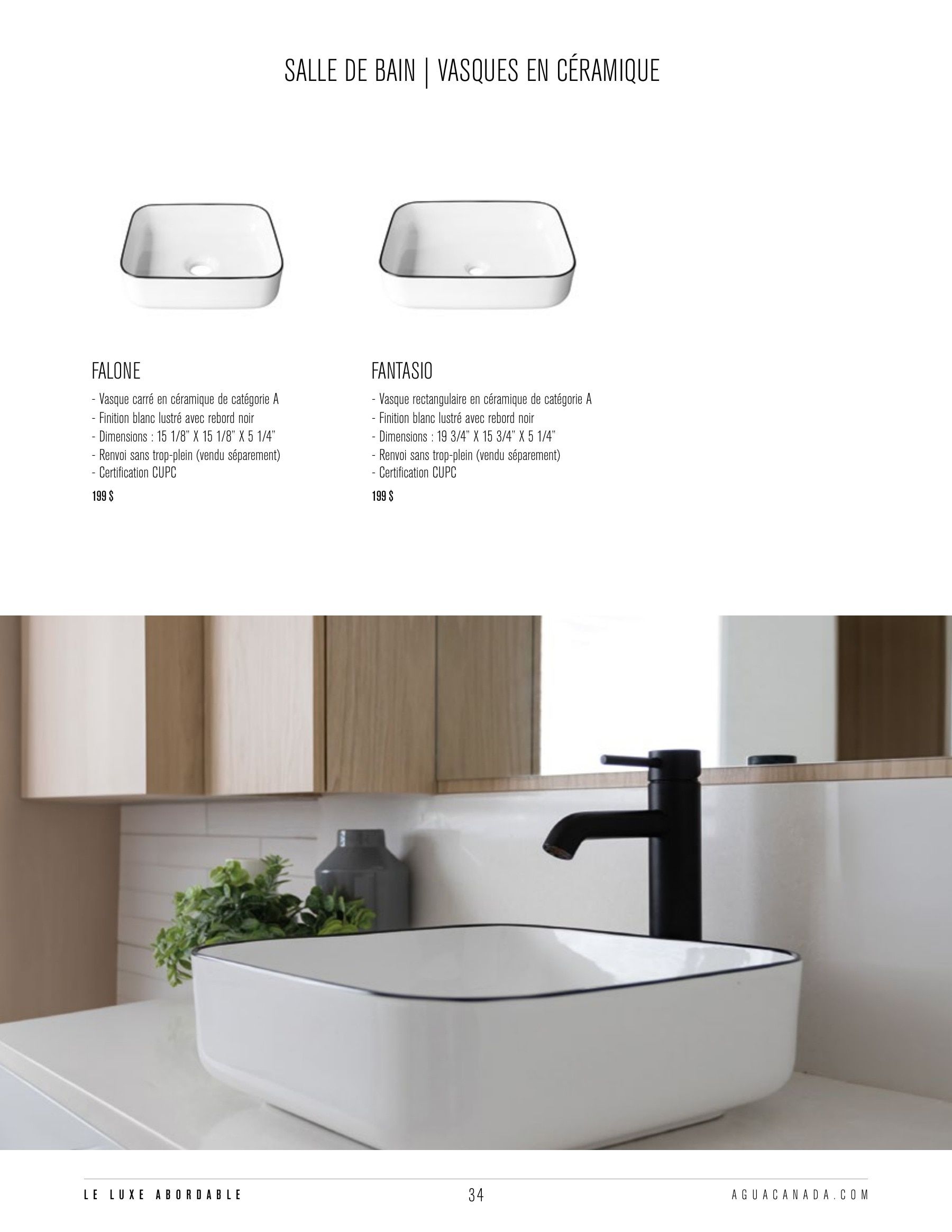 Agua Canada Annual Product Catalog Flyer January 1 - December 31, 2026