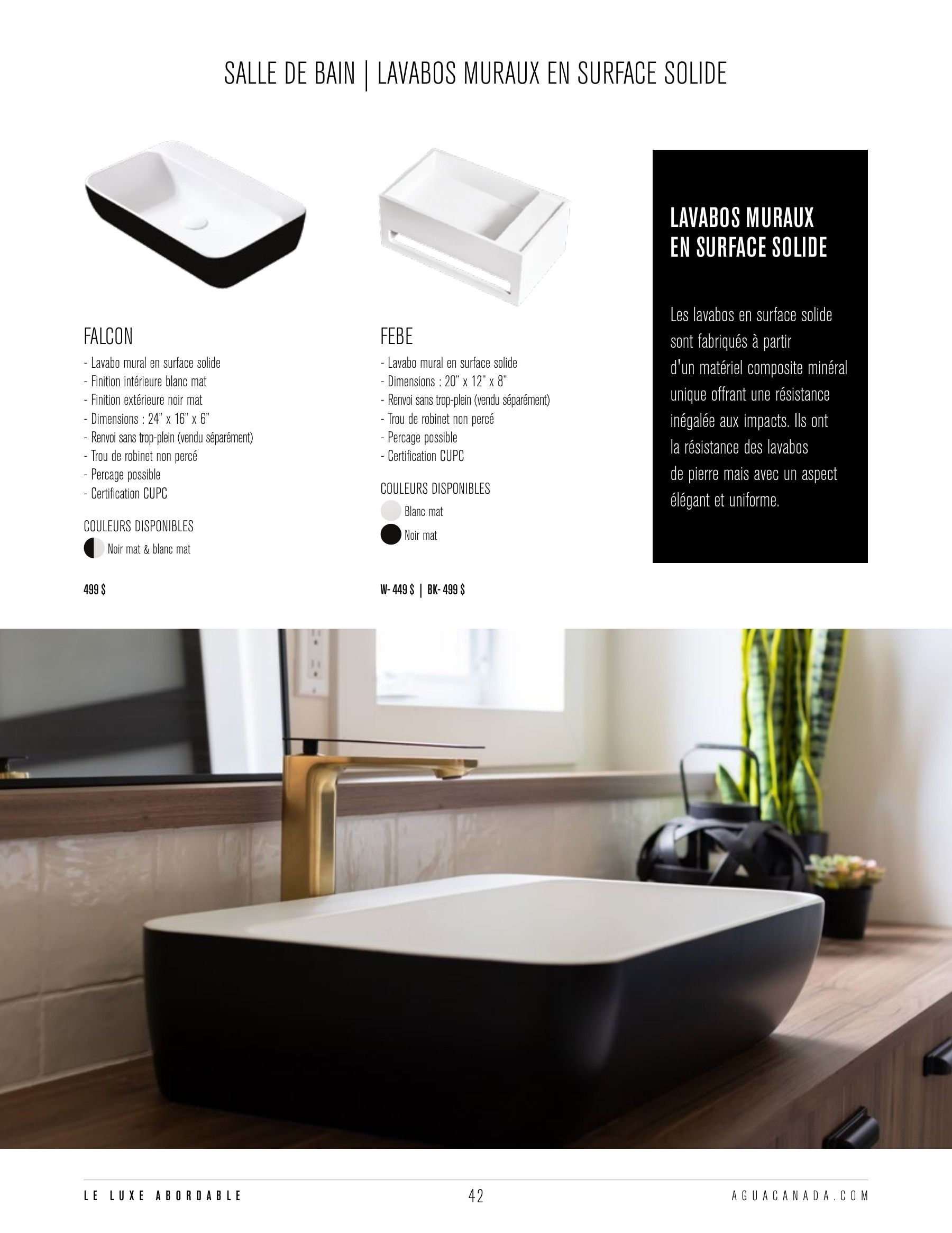 Agua Canada Annual Product Catalog Flyer January 1 - December 31, 2026