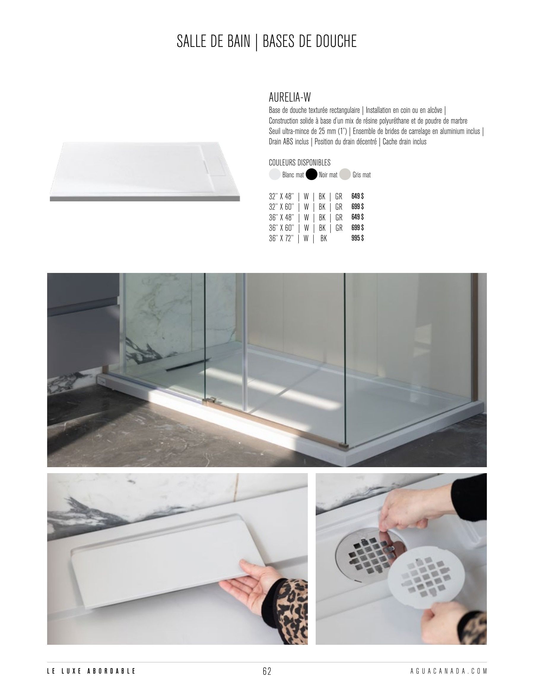 Agua Canada Annual Product Catalog Flyer January 1 - December 31, 2026