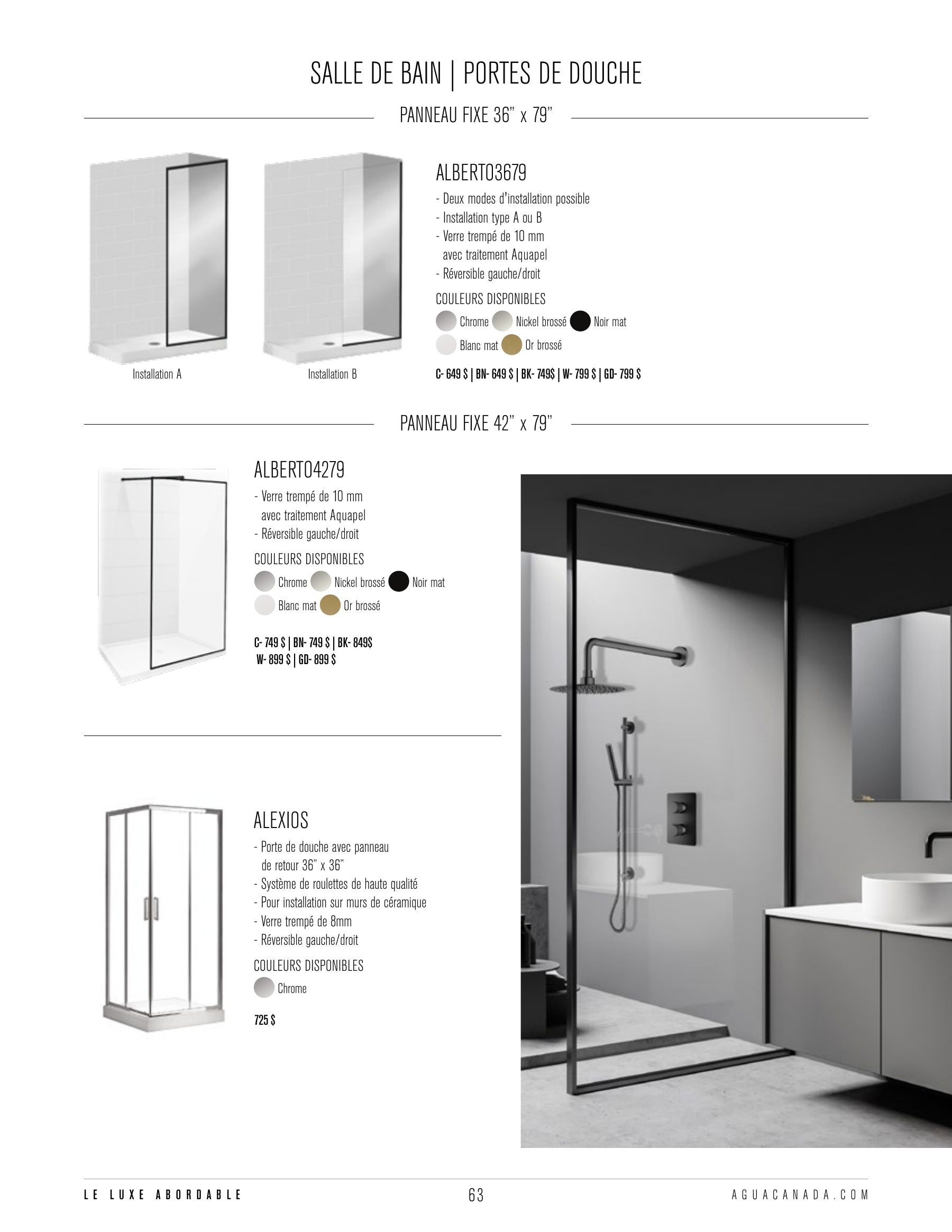 Agua Canada Annual Product Catalog Flyer January 1 - December 31, 2026