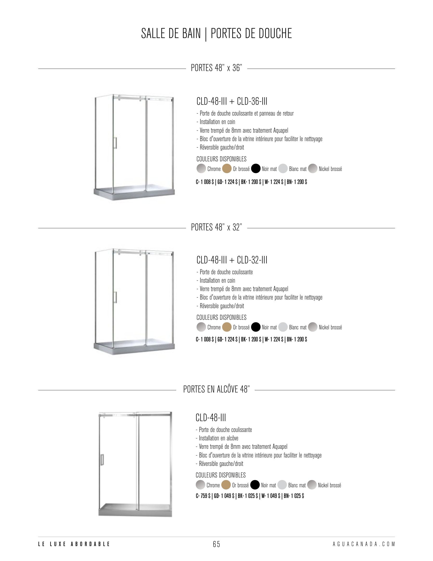 Agua Canada Annual Product Catalog Flyer January 1 - December 31, 2026