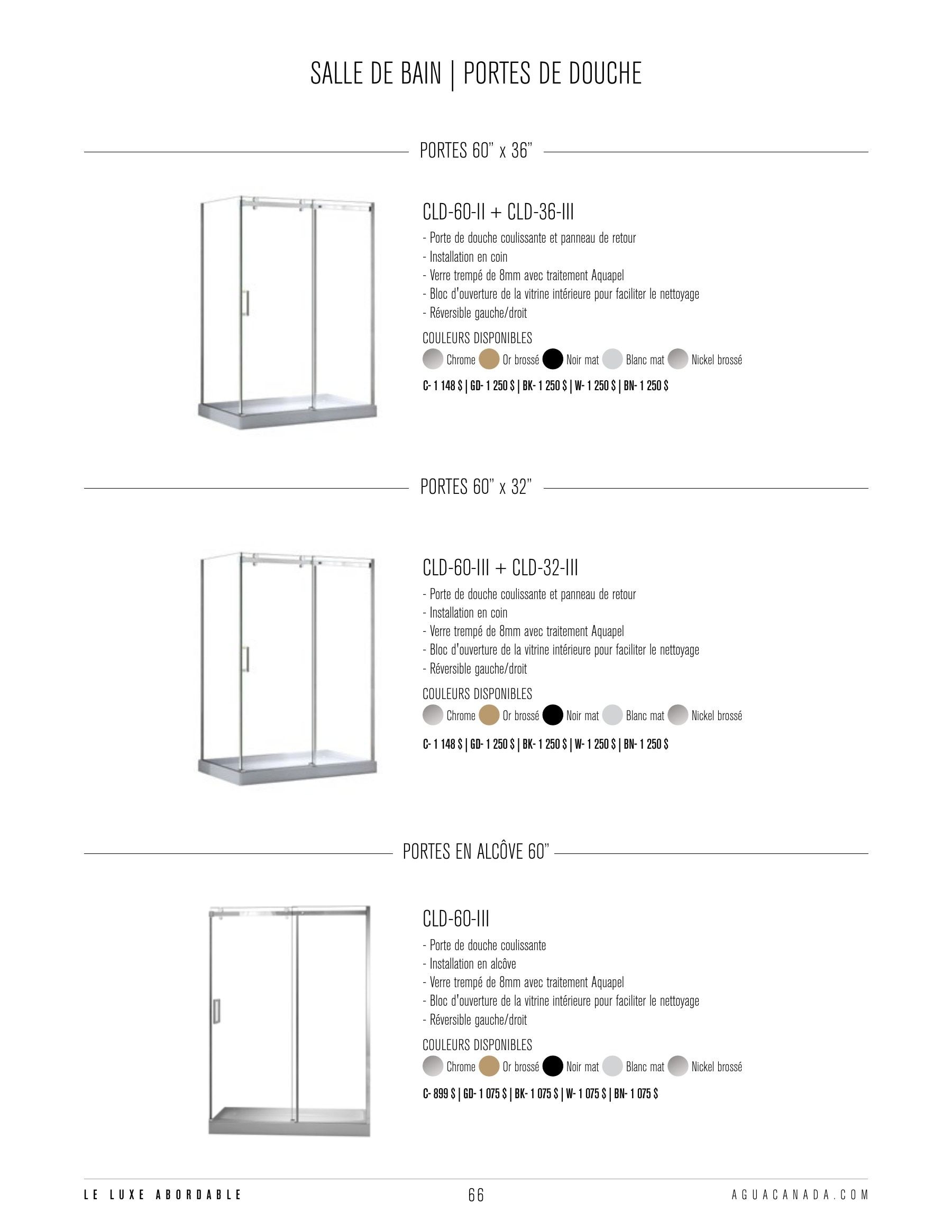 Agua Canada Annual Product Catalog Flyer January 1 - December 31, 2026