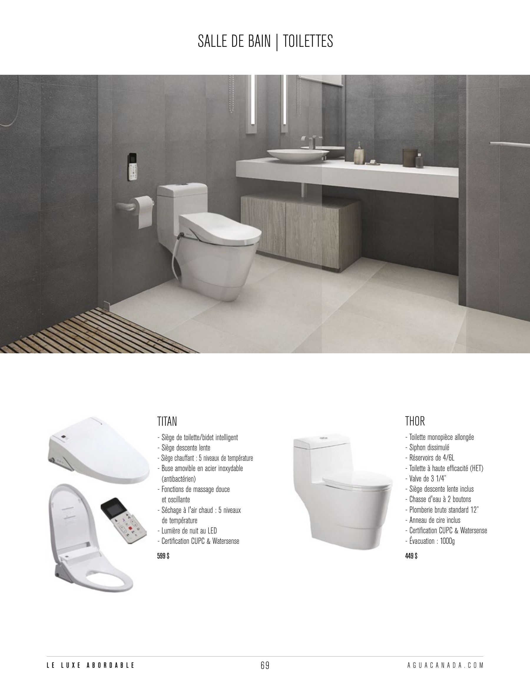 Agua Canada Annual Product Catalog Flyer January 1 - December 31, 2026