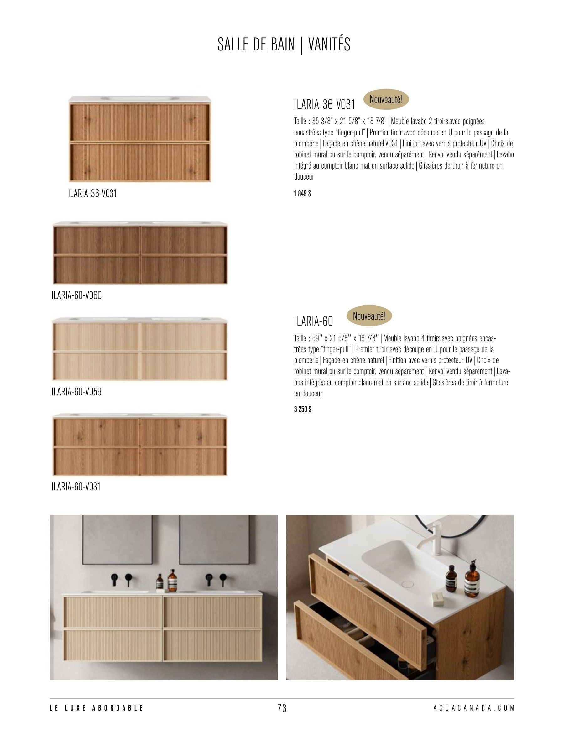 Agua Canada Annual Product Catalog Flyer January 1 - December 31, 2026
