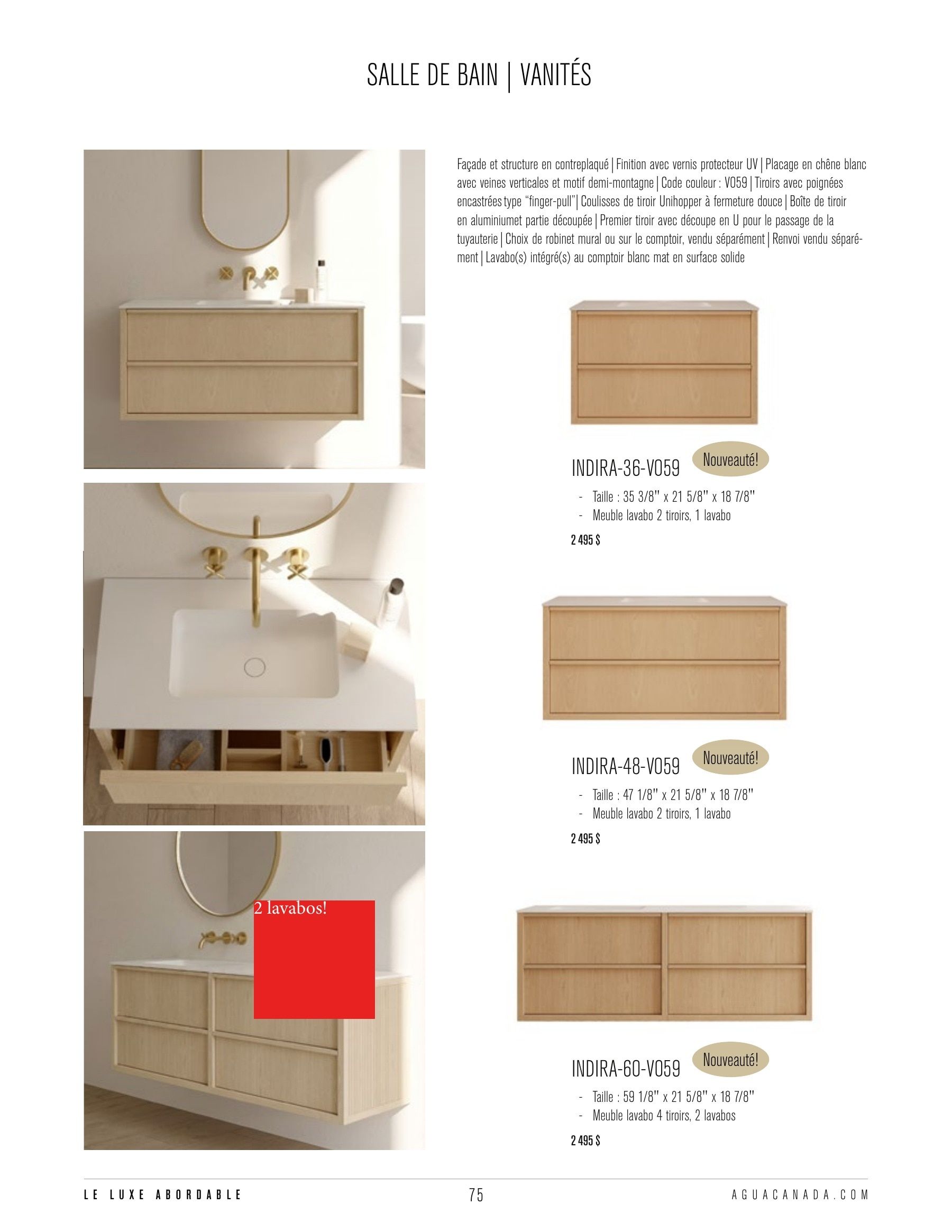 Agua Canada Annual Product Catalog Flyer January 1 - December 31, 2026