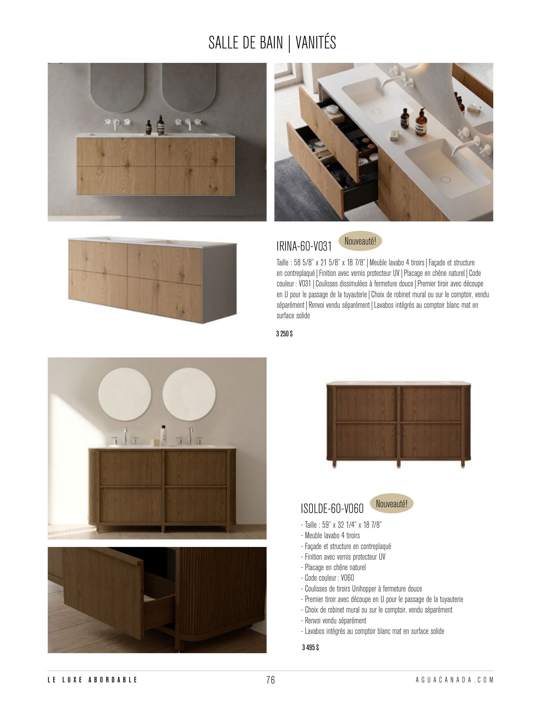 Agua Canada Annual Product Catalog Flyer January 1 - December 31, 2026