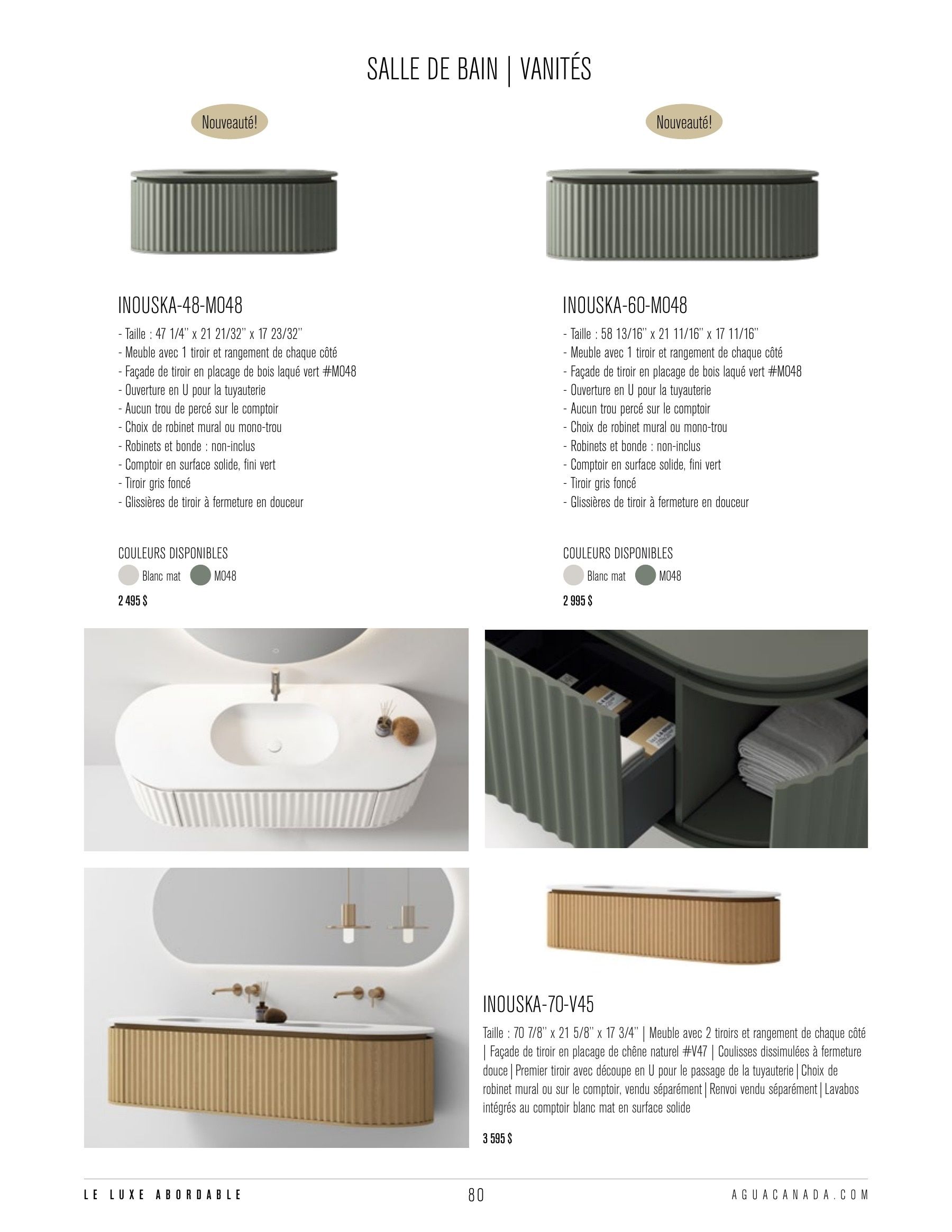 Agua Canada Annual Product Catalog Flyer January 1 - December 31, 2026