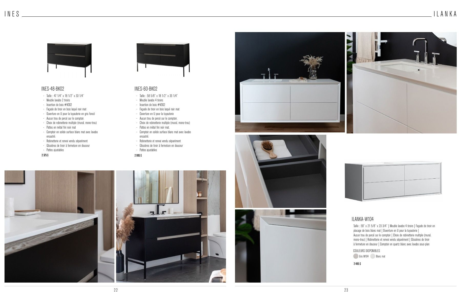 Agua Canada Vanity Collection Catalog Flyer January 1 - December 31, 2026