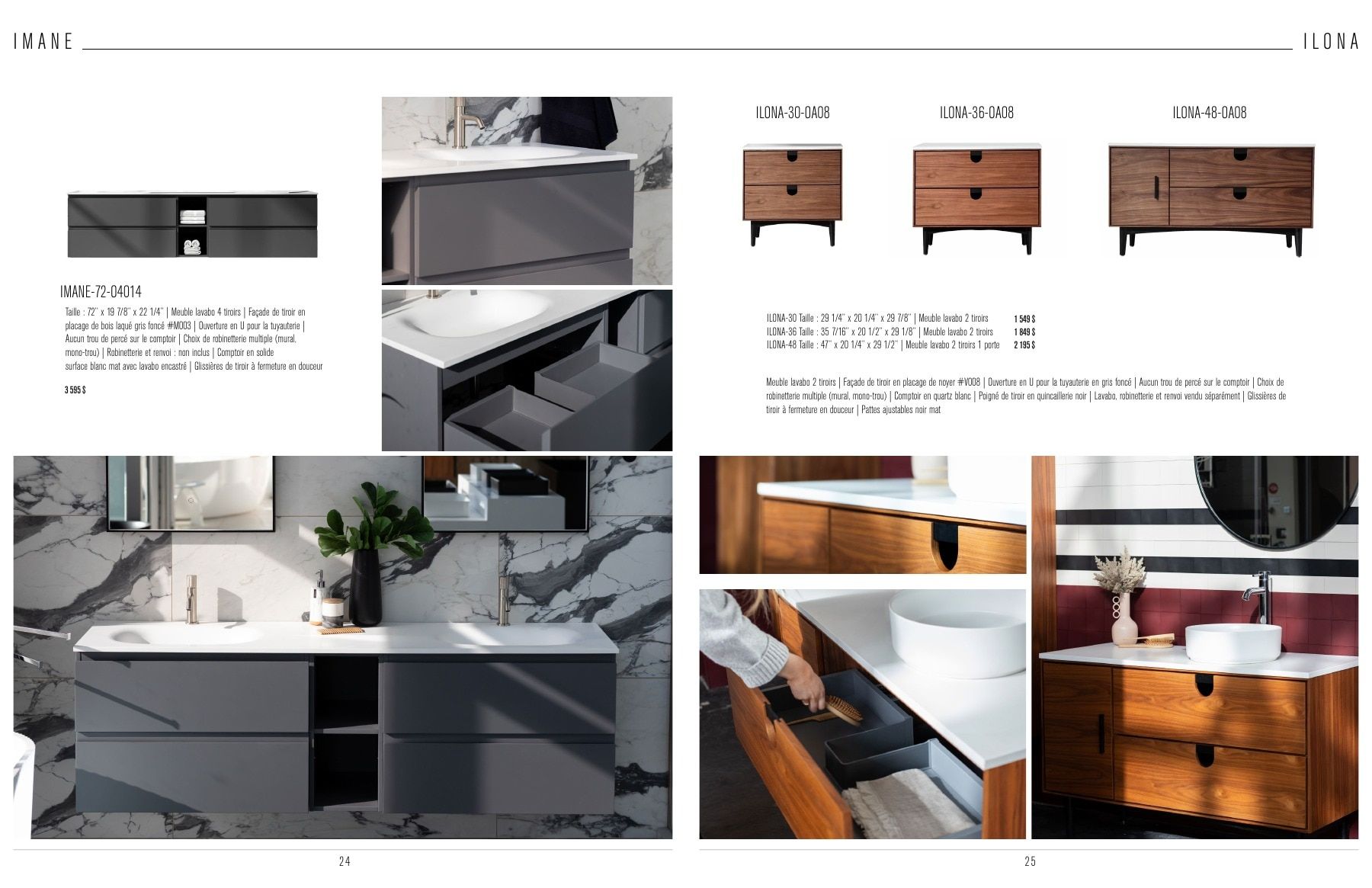 Agua Canada Vanity Collection Catalog Flyer January 1 - December 31, 2026