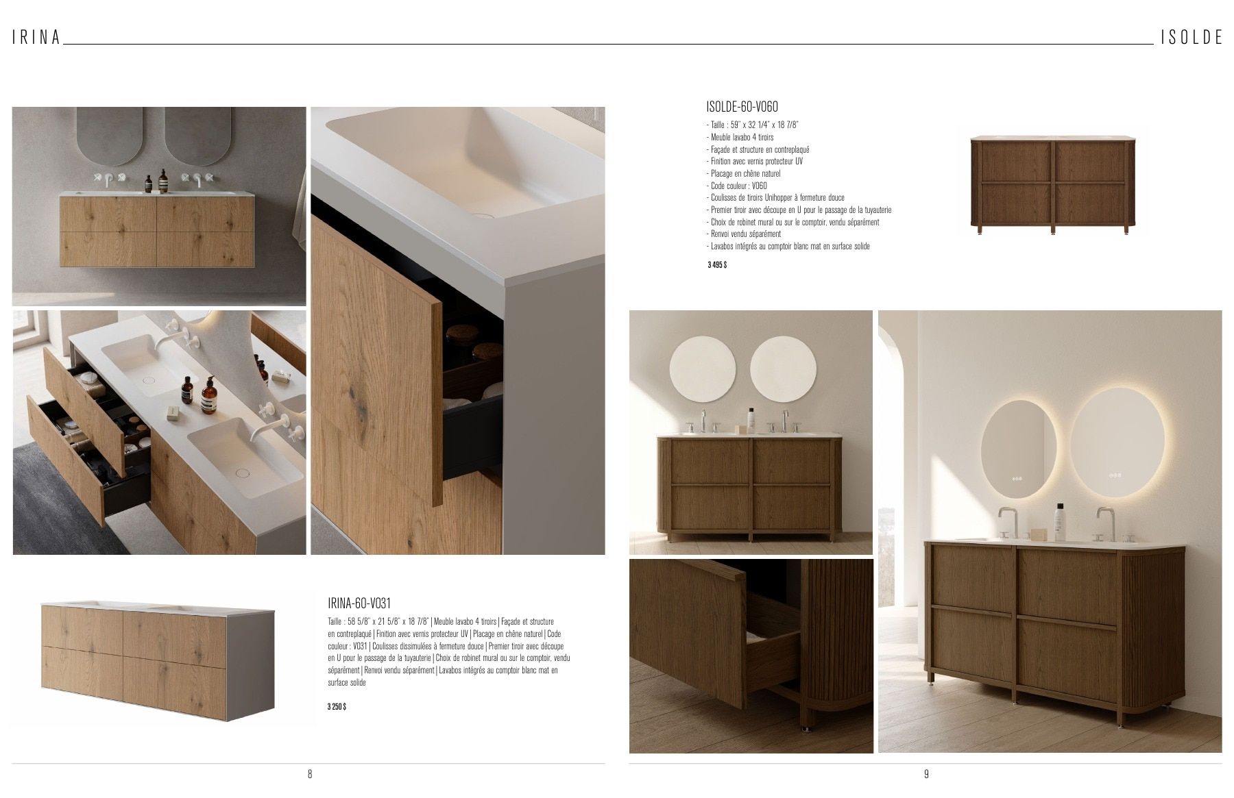 Agua Canada Vanity Collection Catalog Flyer January 1 - December 31, 2026