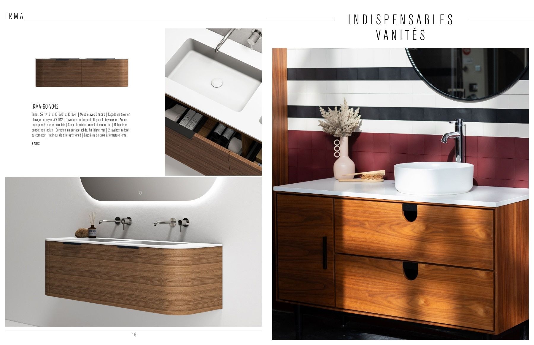 Agua Canada Vanity Collection Catalog Flyer January 1 - December 31, 2026