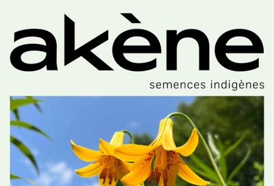 Akène Detailed Seed Catalog Flyer January 1 - December 31, 2026