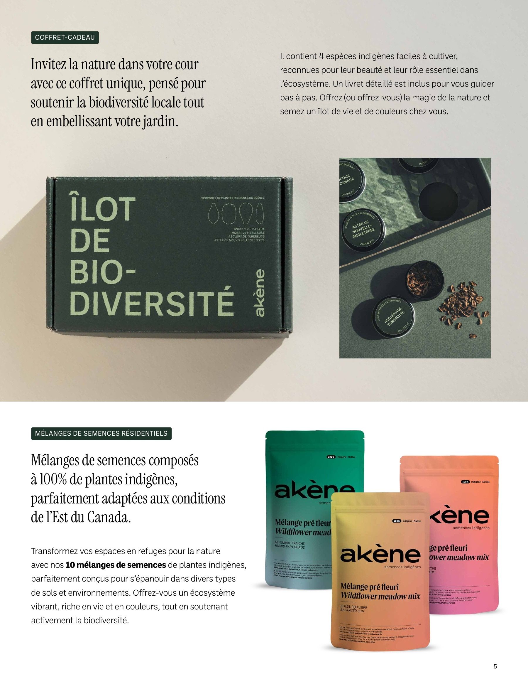 Akène Detailed Seed Catalog Flyer January 1 - December 31, 2026