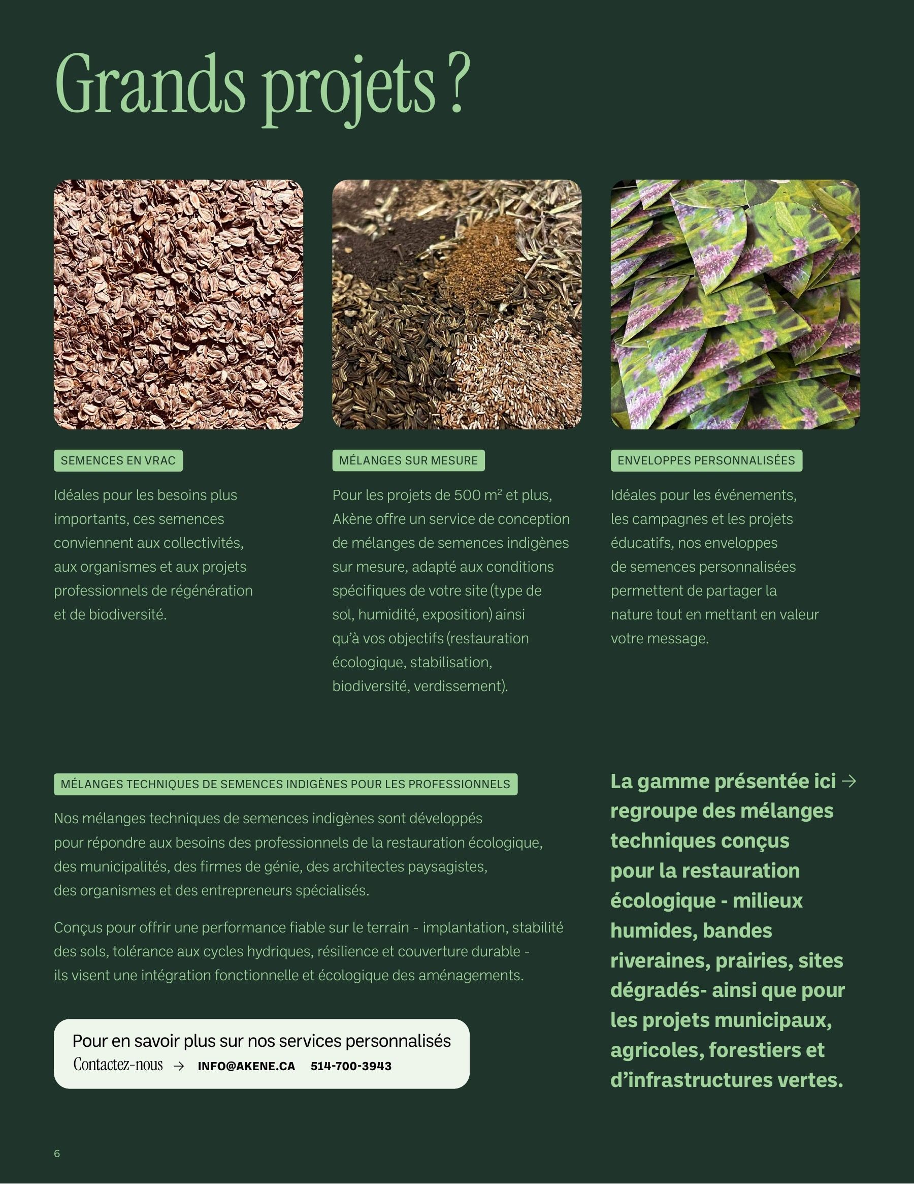Akène Detailed Seed Catalog Flyer January 1 - December 31, 2026