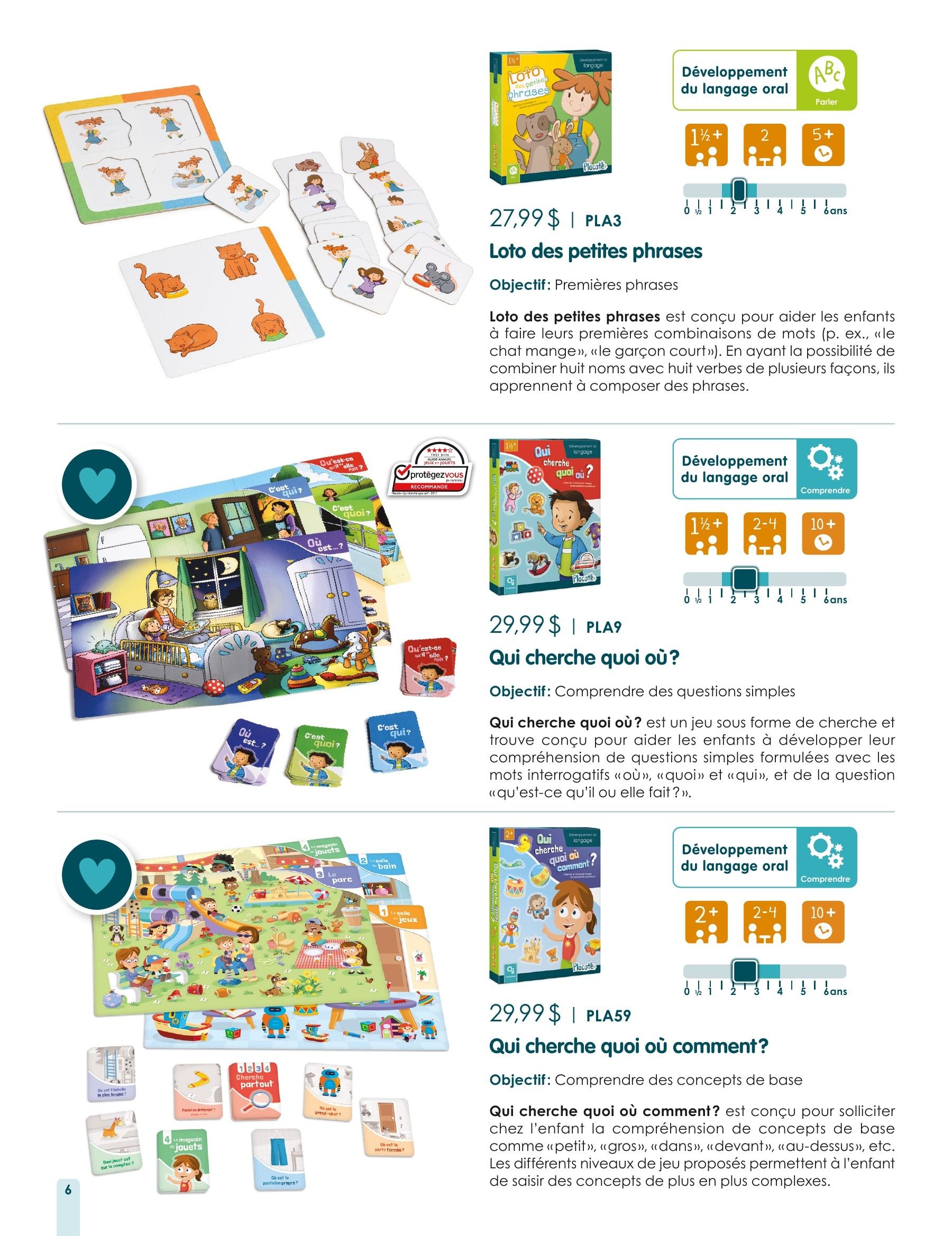 Les Éditions Passe-Temps Daycare and Early Childhood Catalog Flyer January 1 - December 31, 2026