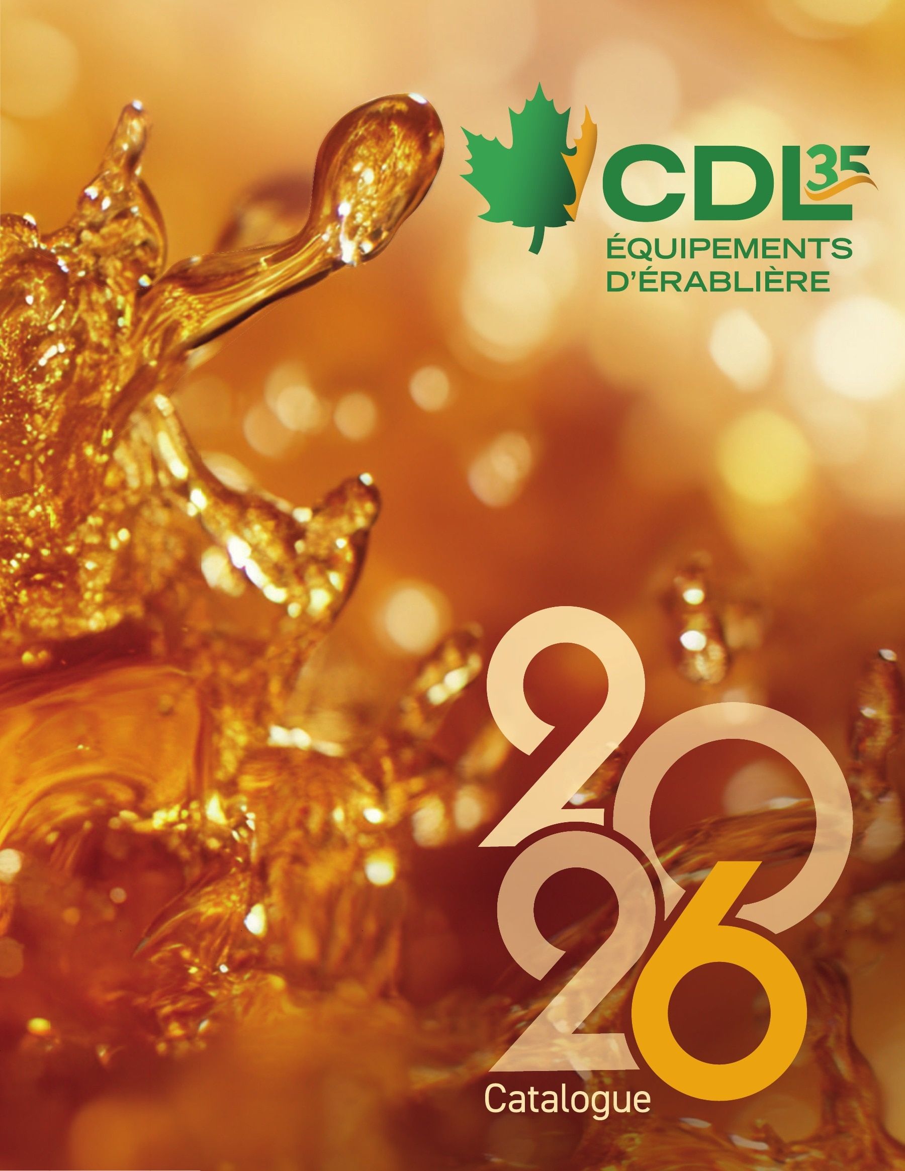 Les Équipements d'Érablière CDL Annual Maple Equipment Catalog Flyer January 1 - December 31, 2026