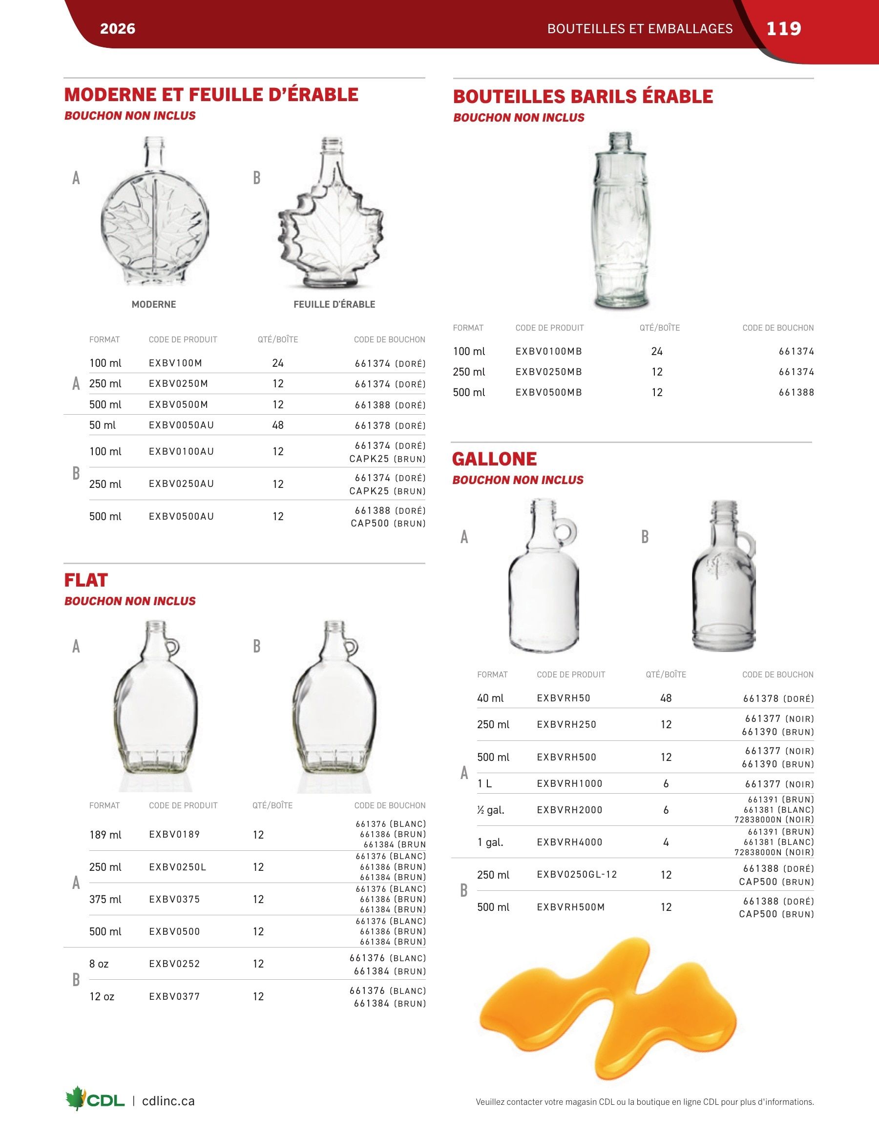 Les Équipements d'Érablière CDL Annual Maple Equipment Catalog Flyer January 1 - December 31, 2026