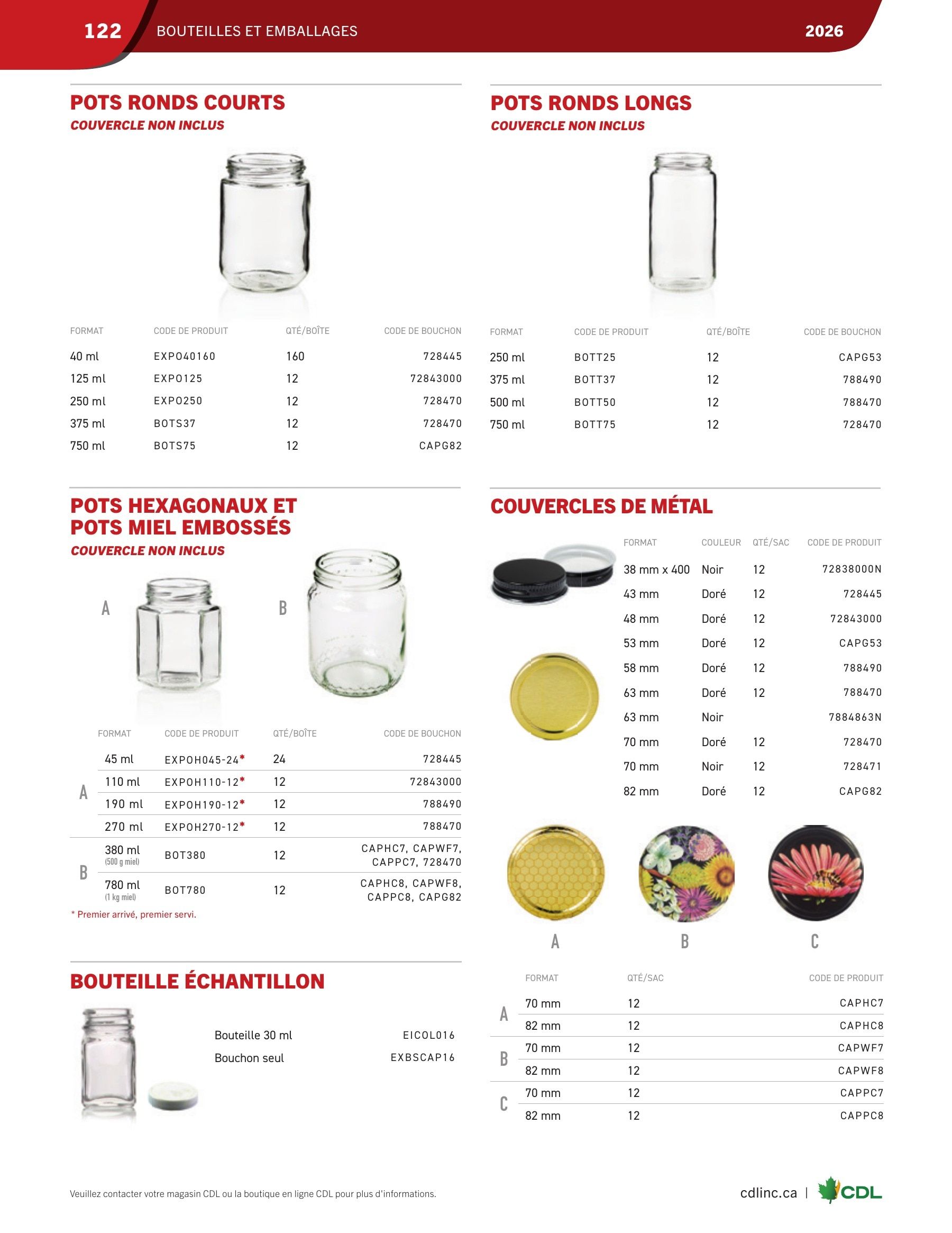Les Équipements d'Érablière CDL Annual Maple Equipment Catalog Flyer January 1 - December 31, 2026