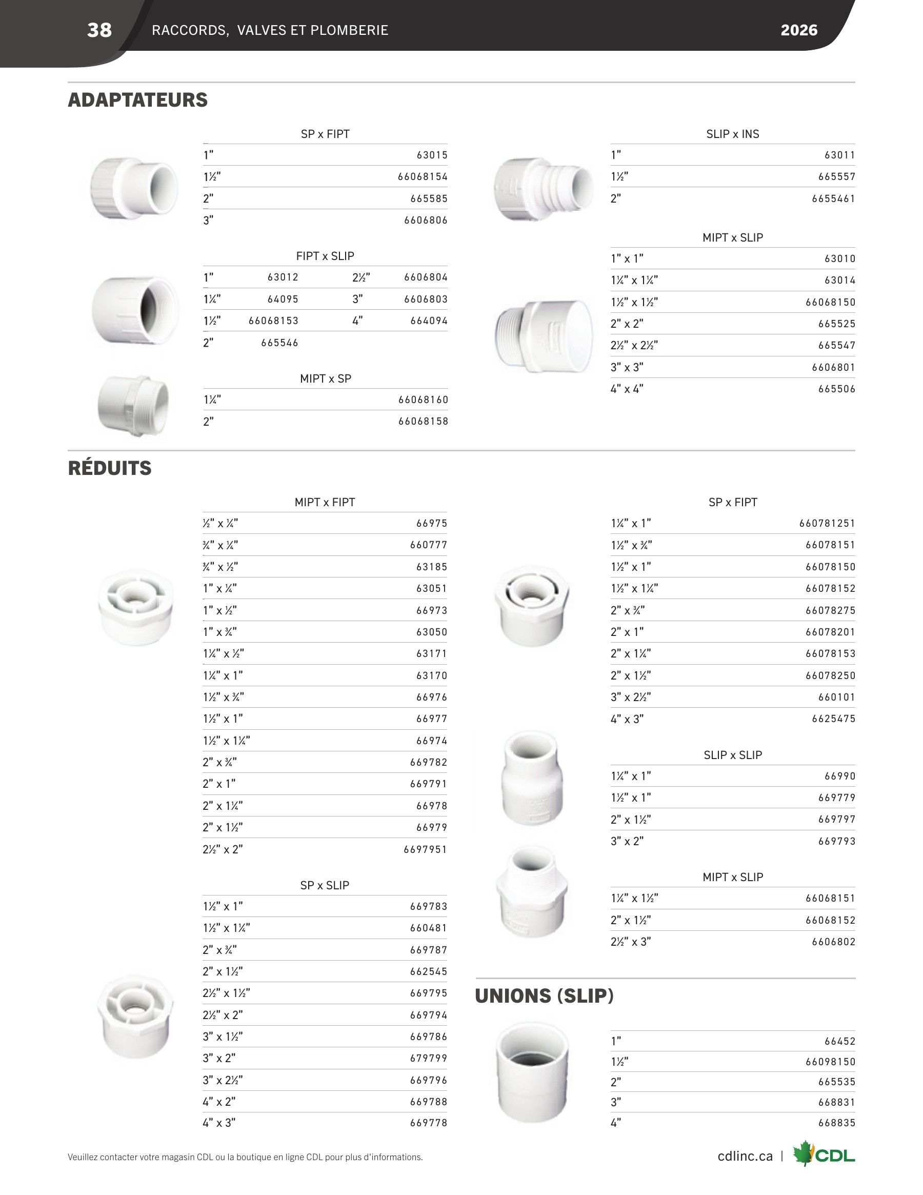 Les Équipements d'Érablière CDL Annual Maple Equipment Catalog Flyer January 1 - December 31, 2026