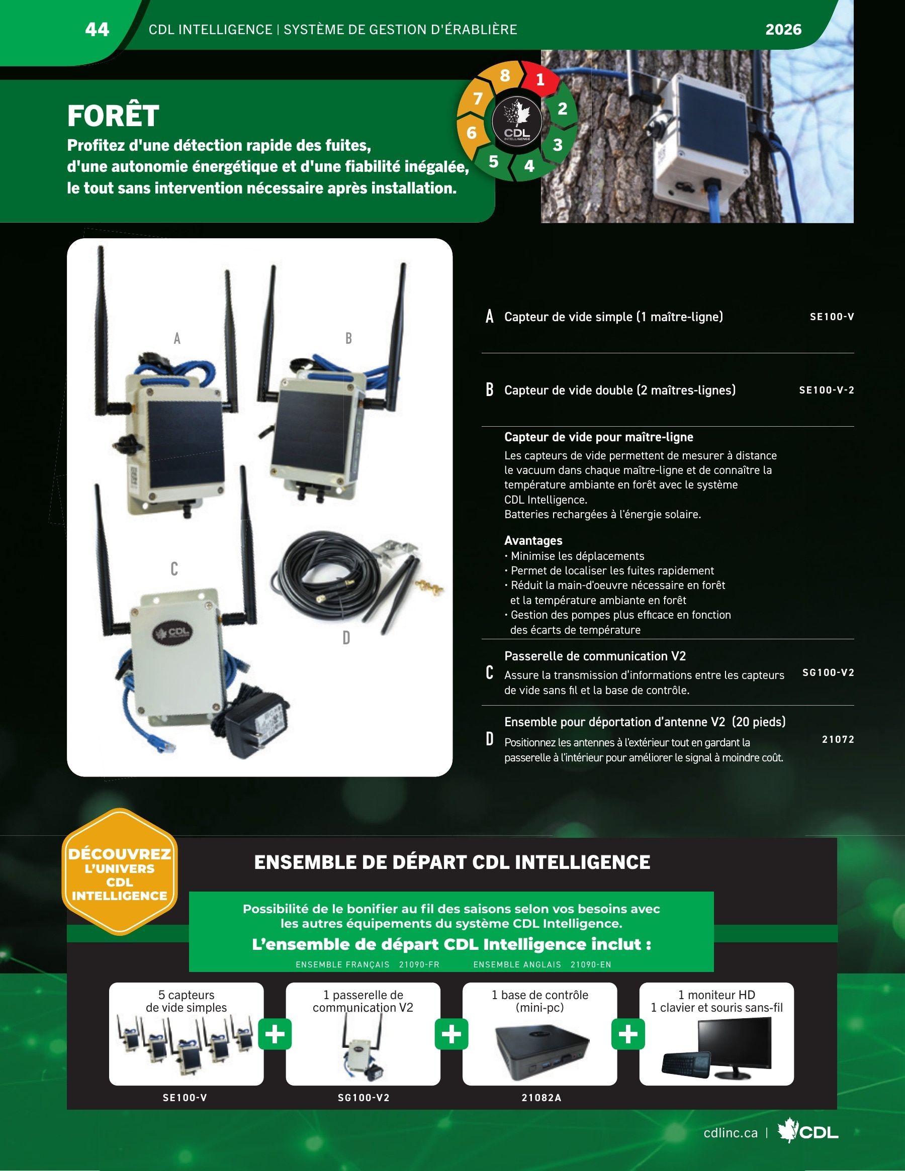 Les Équipements d'Érablière CDL Annual Maple Equipment Catalog Flyer January 1 - December 31, 2026