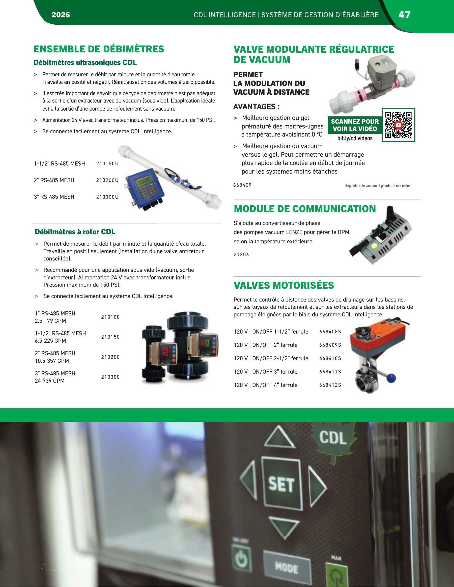 Les Équipements d'Érablière CDL Annual Maple Equipment Catalog Flyer January 1 - December 31, 2026