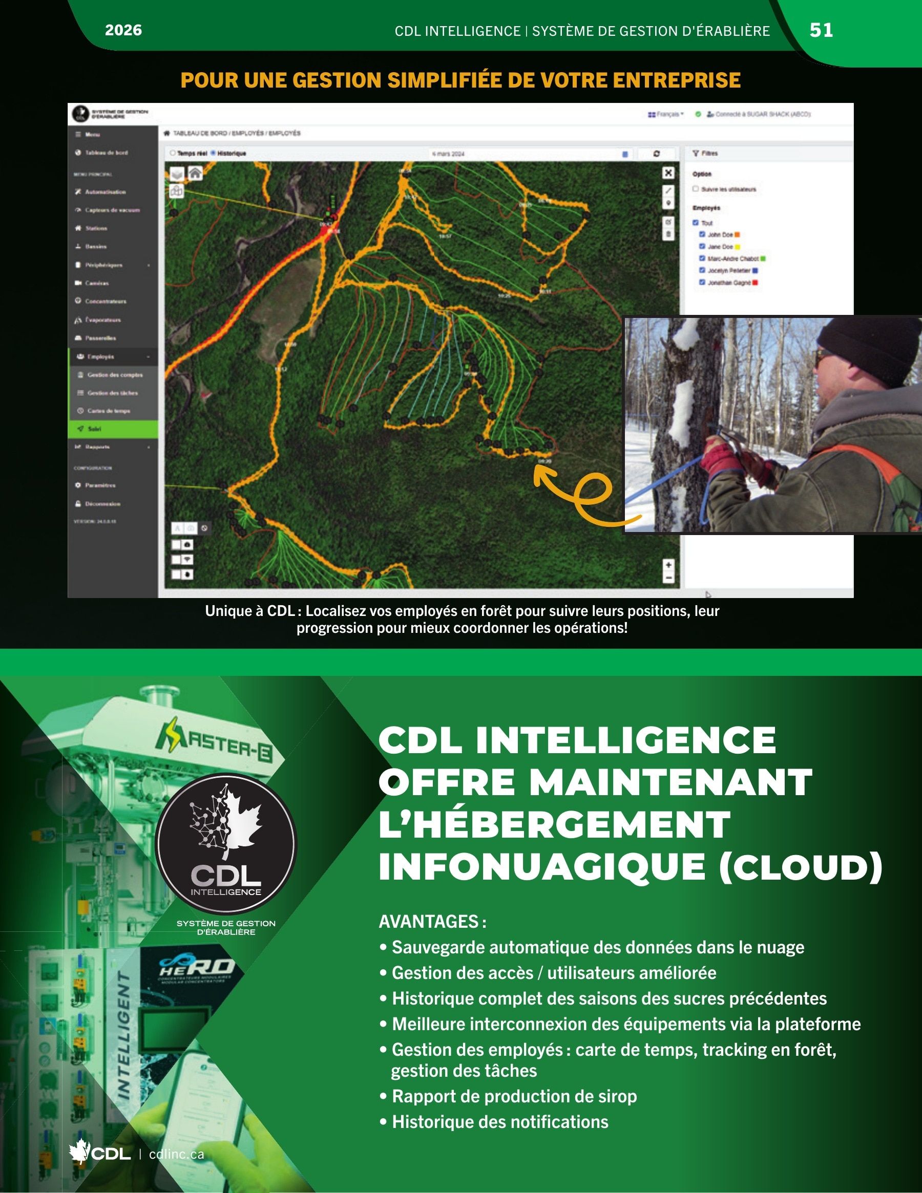 Les Équipements d'Érablière CDL Annual Maple Equipment Catalog Flyer January 1 - December 31, 2026
