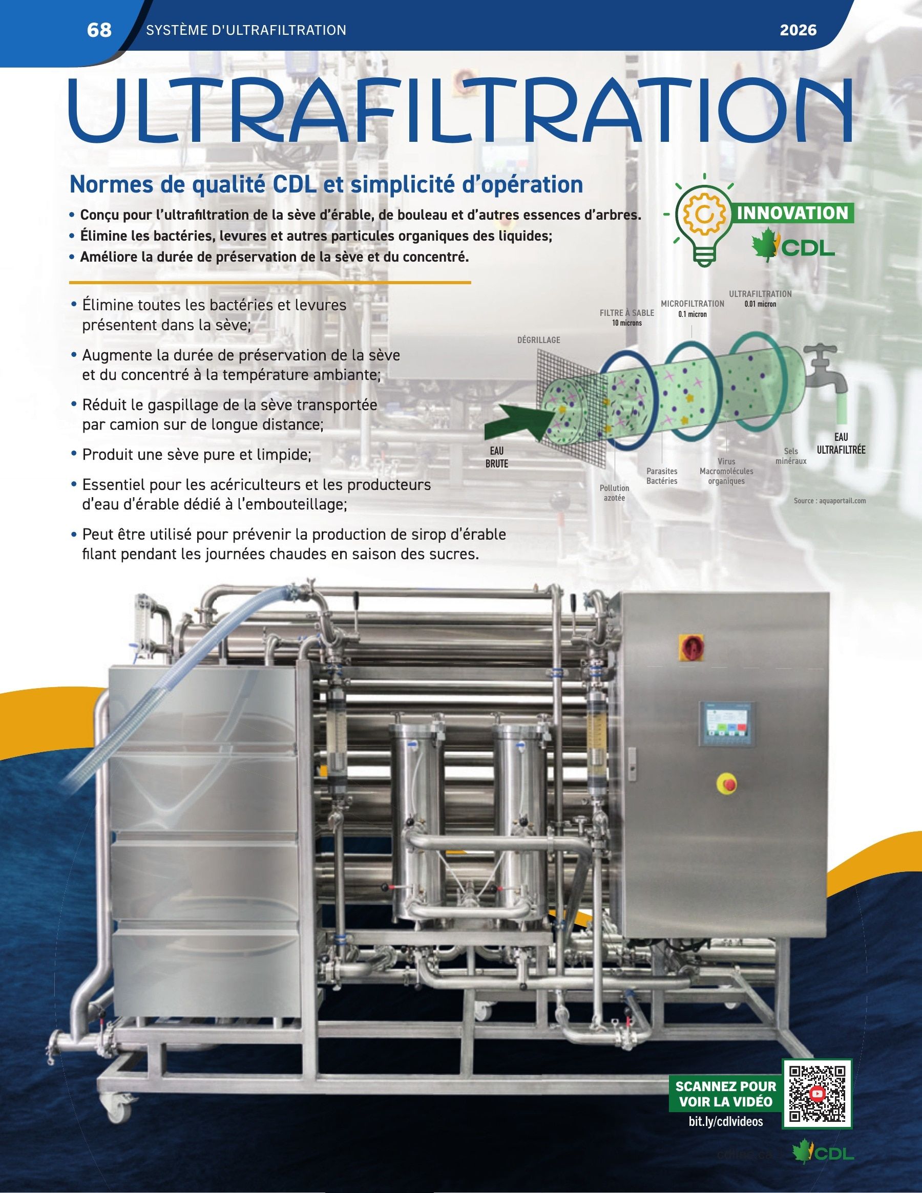 Les Équipements d'Érablière CDL Annual Maple Equipment Catalog Flyer January 1 - December 31, 2026