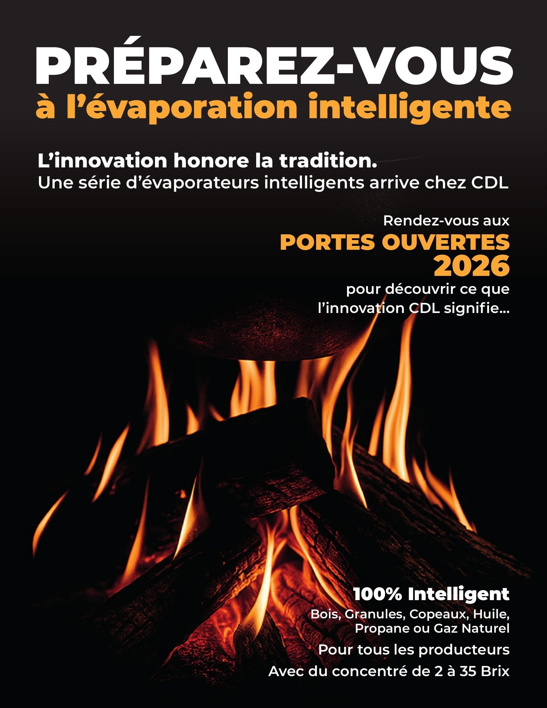 Les Équipements d'Érablière CDL Annual Maple Equipment Catalog Flyer January 1 - December 31, 2026