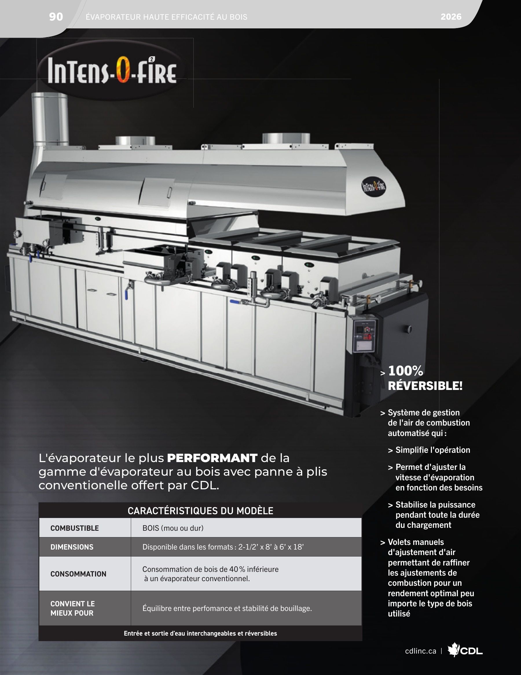 Les Équipements d'Érablière CDL Annual Maple Equipment Catalog Flyer January 1 - December 31, 2026