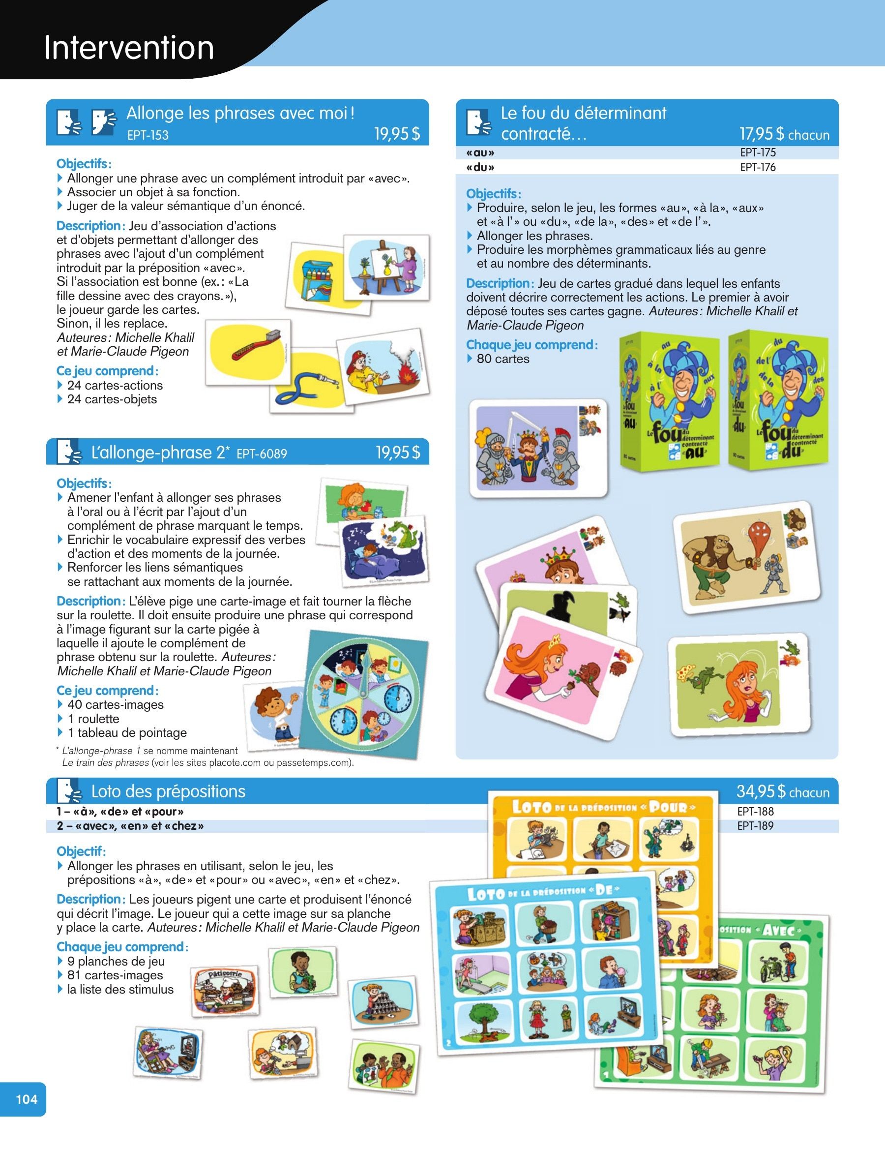 Les Éditions Passe-Temps Educational Products Catalog Flyer April 1, 2026 - June 30, 2027