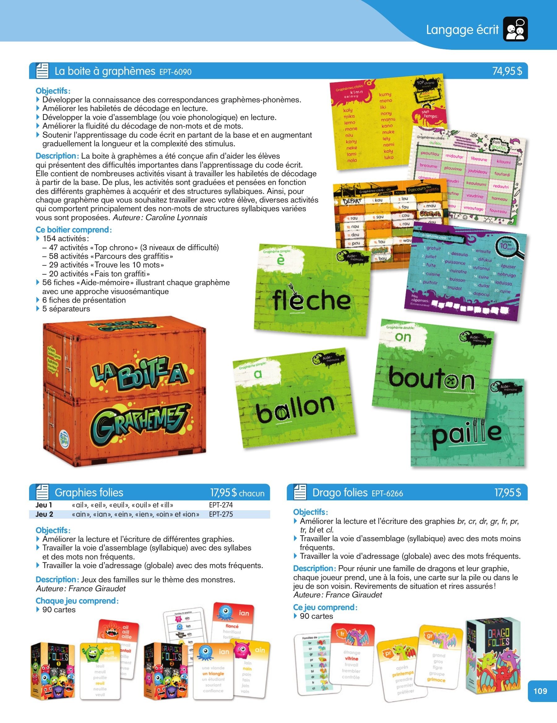 Les Éditions Passe-Temps Educational Products Catalog Flyer April 1, 2026 - June 30, 2027