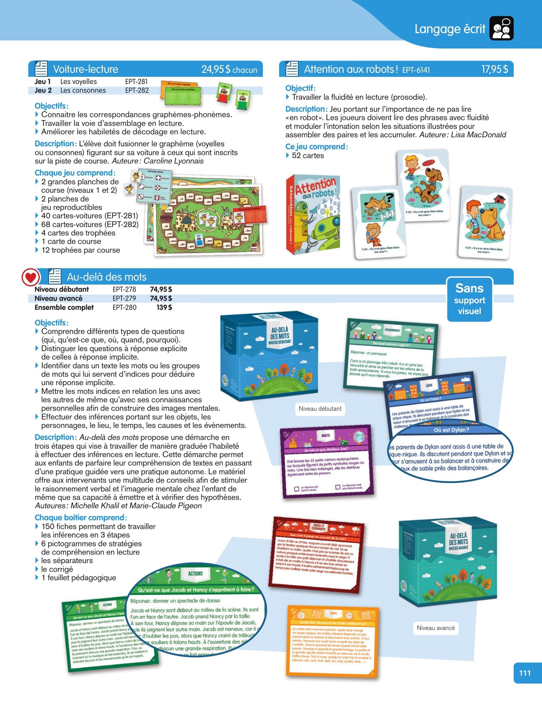 Les Éditions Passe-Temps Educational Products Catalog Flyer April 1, 2026 - June 30, 2027