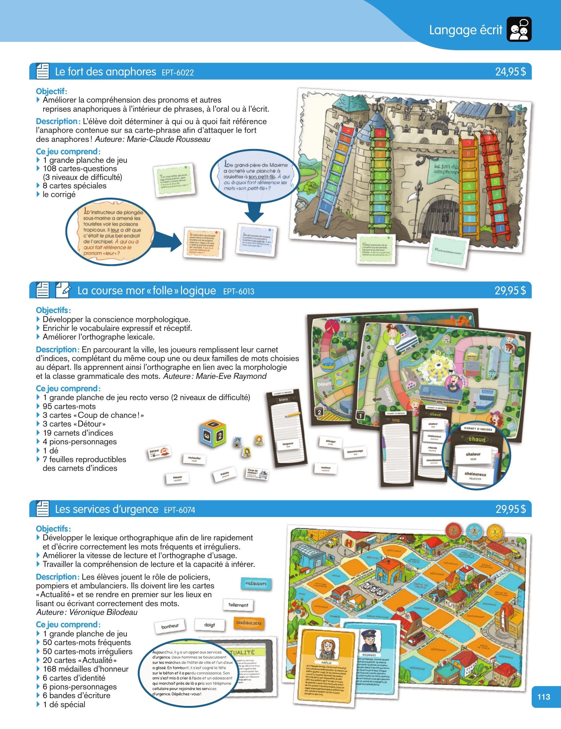 Les Éditions Passe-Temps Educational Products Catalog Flyer April 1, 2026 - June 30, 2027