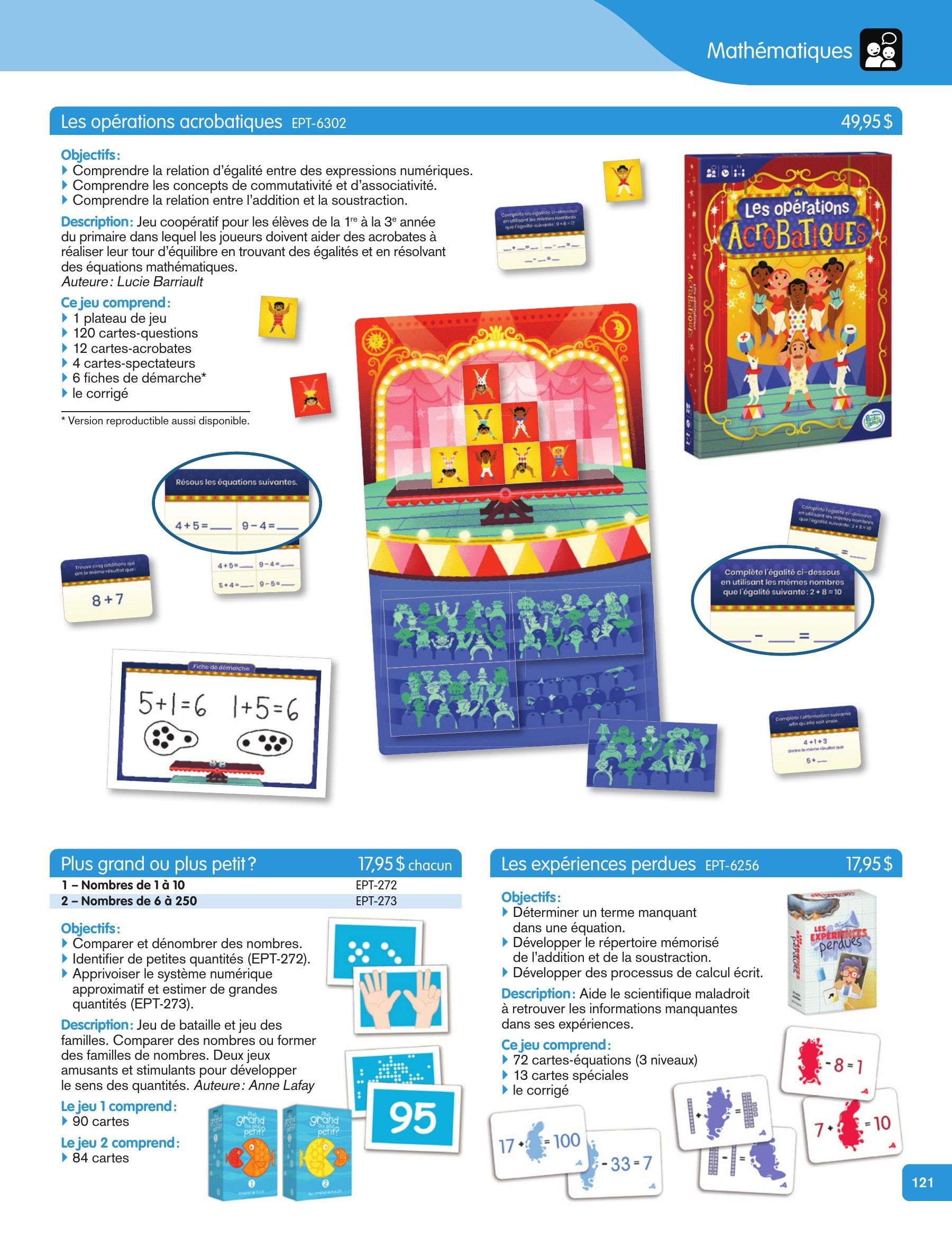 Les Éditions Passe-Temps Educational Products Catalog Flyer April 1, 2026 - June 30, 2027