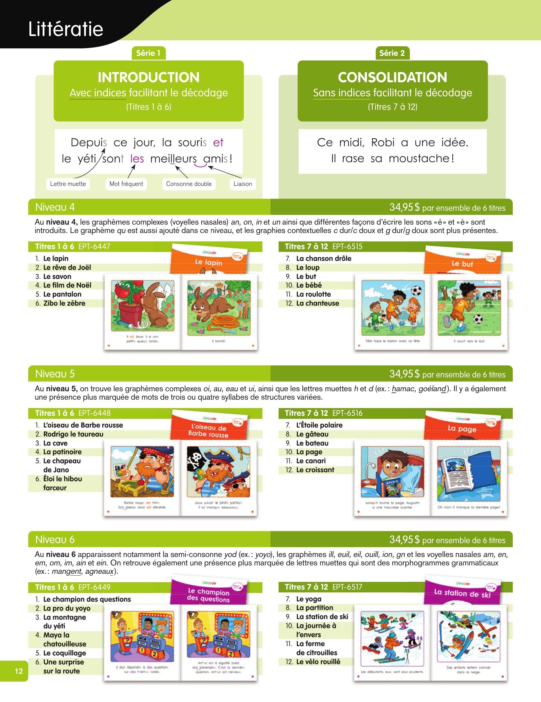 Les Éditions Passe-Temps Educational Products Catalog Flyer April 1, 2026 - June 30, 2027